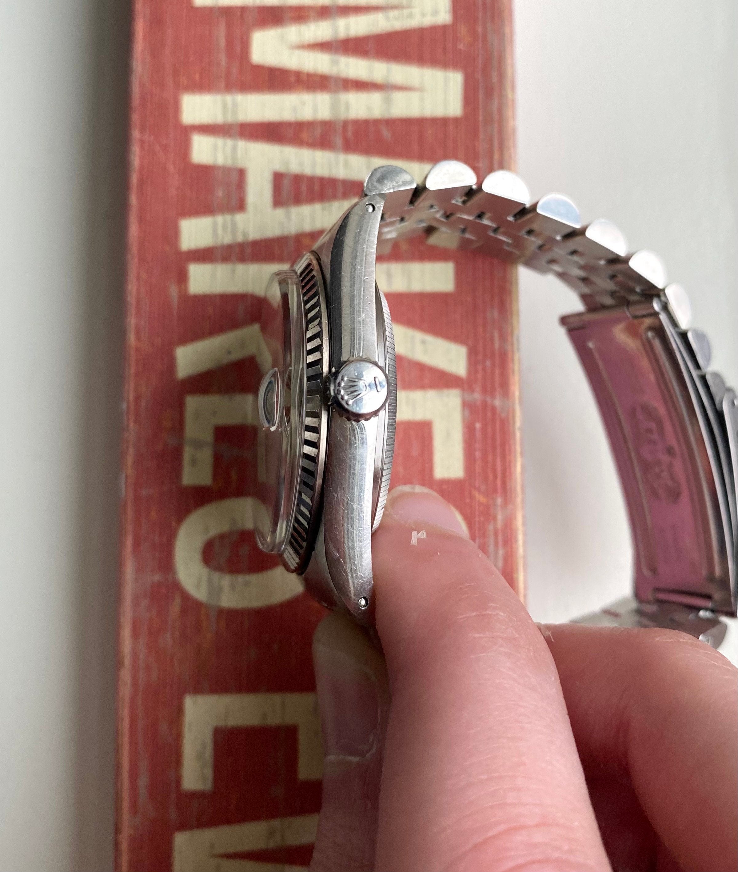 Datejust 80s Ref 16014 “Booger Green” Tapestry Dial Quickset Date 36mm