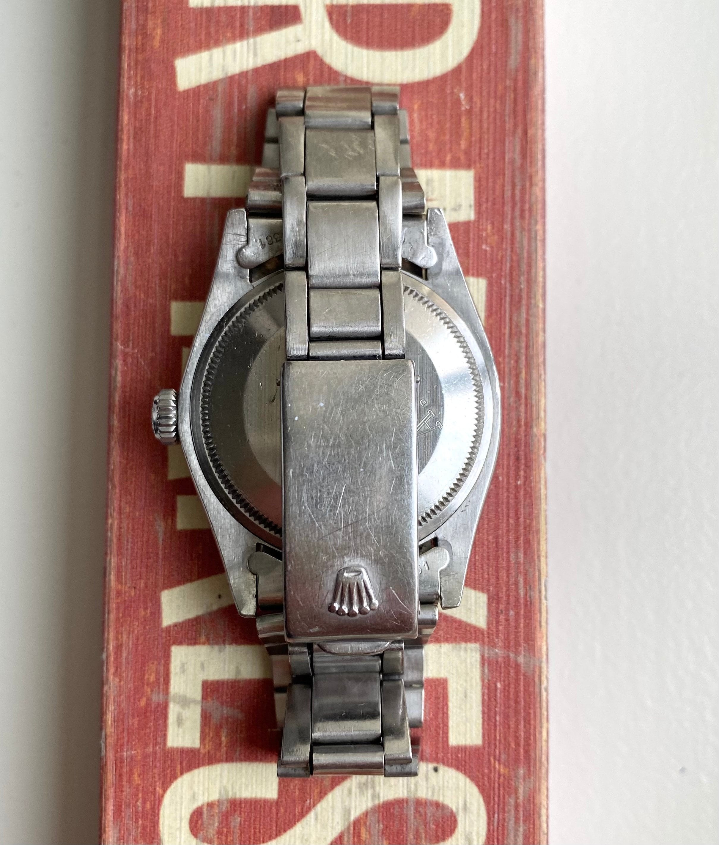 Vintage Rolex Oysterperpetual Date 70s Reference 1500 Grey Sigma Dial Watch