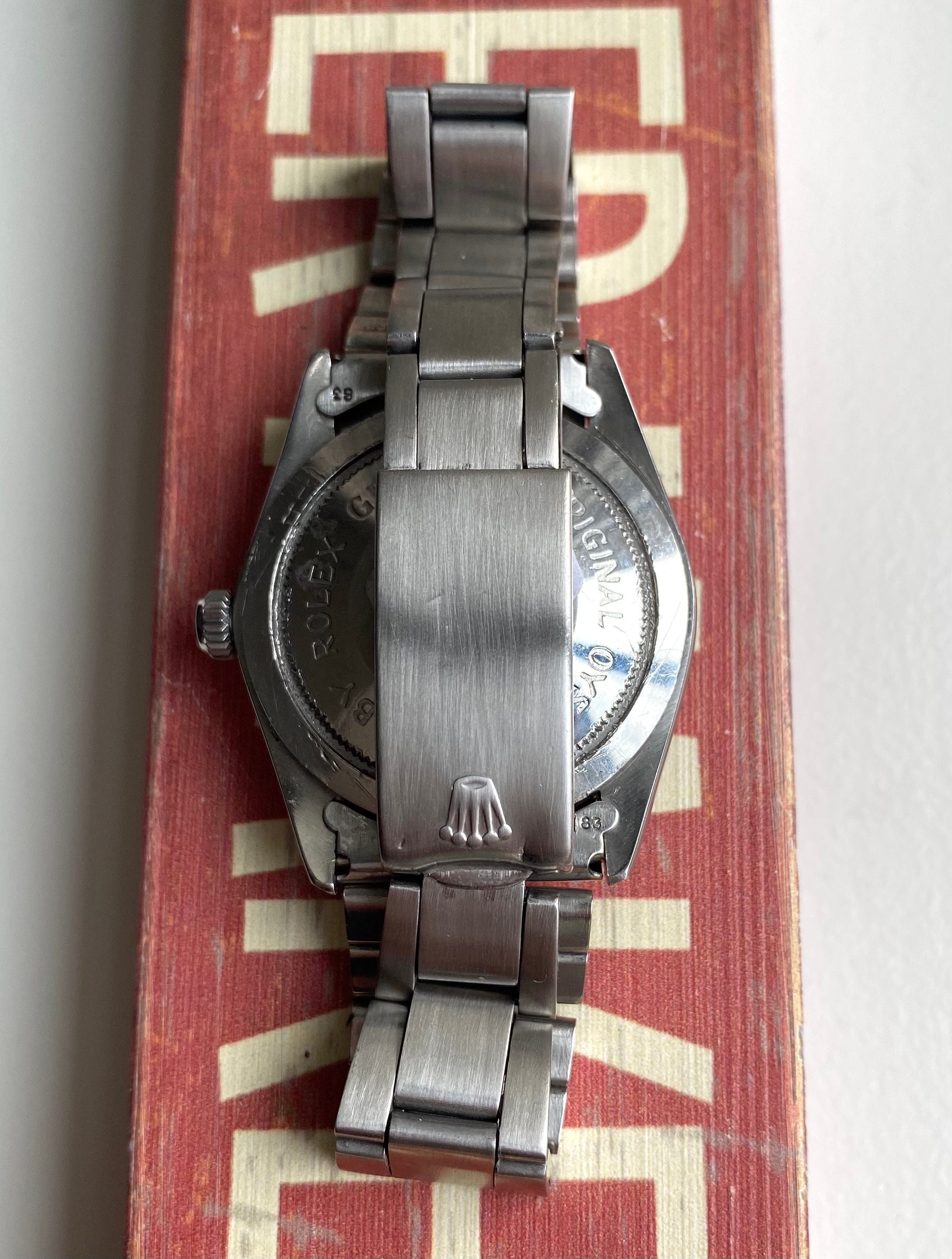 Vintage Tudor Oysterprince 60s Automatic Silver Rose Dial Steel Case Watch