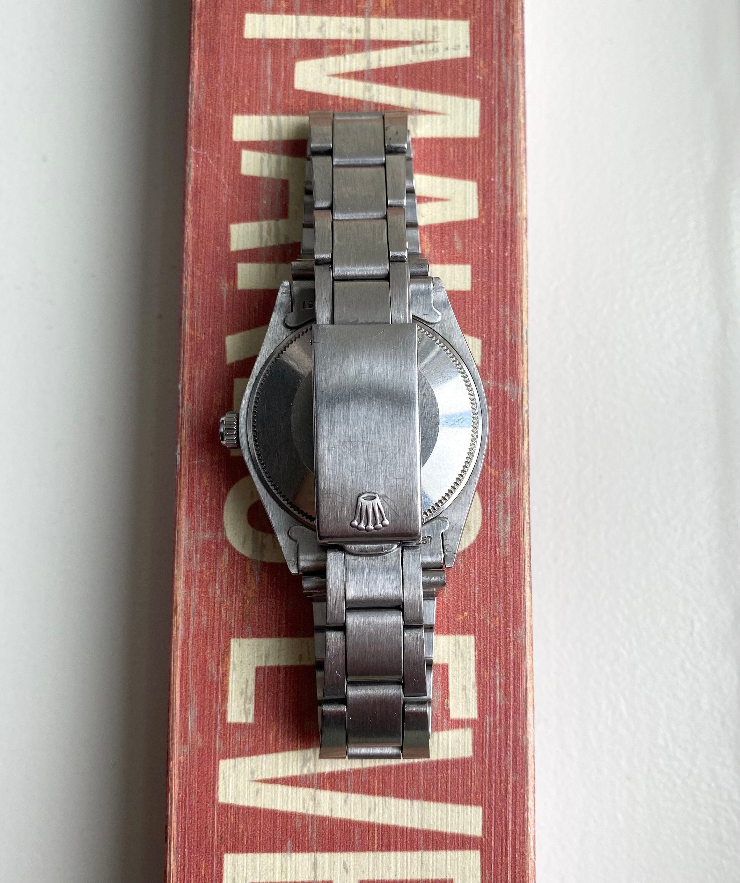 Vintage Rolex Air King Precision Ref 5500 Automatic Silver Dial 34mm Watch
