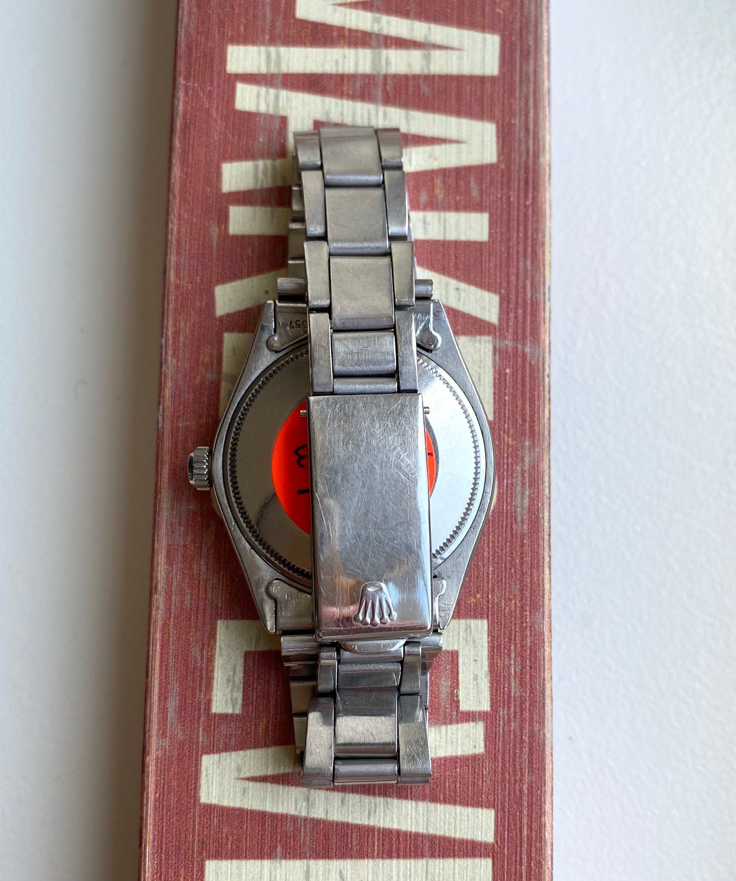 Vintage Rolex Oysterperpetual Ref 1002 Automatic Silver Sigma Dial 34mm Watch