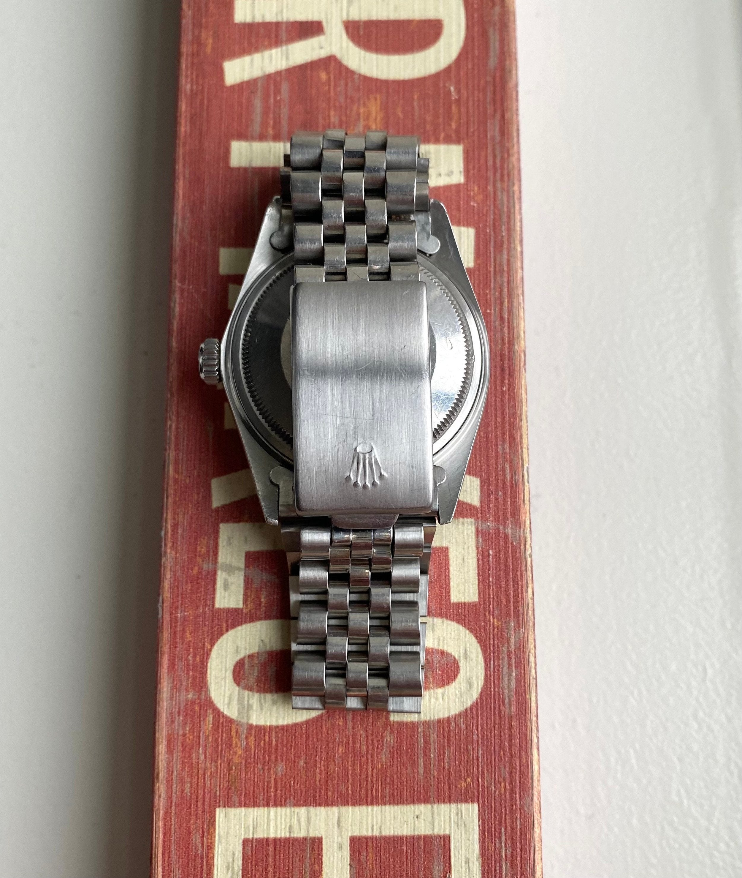 Datejust 80s Ref 16014 “Booger Green” Tapestry Dial Quickset Date 36mm