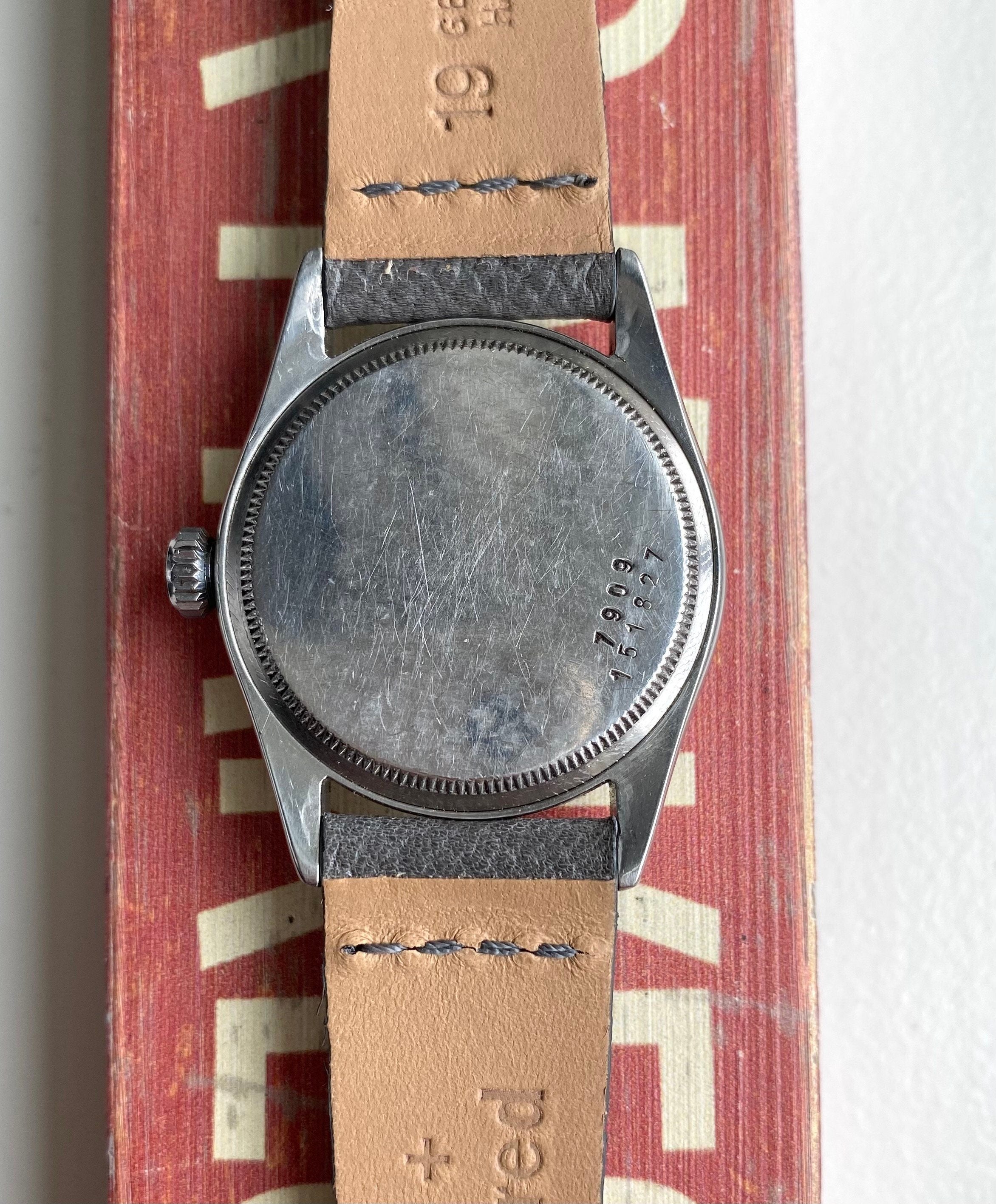 Vintage Tudor Oyster Prince 34 Automatic Ref. 7909 Black "Porcelain" Dial Watch