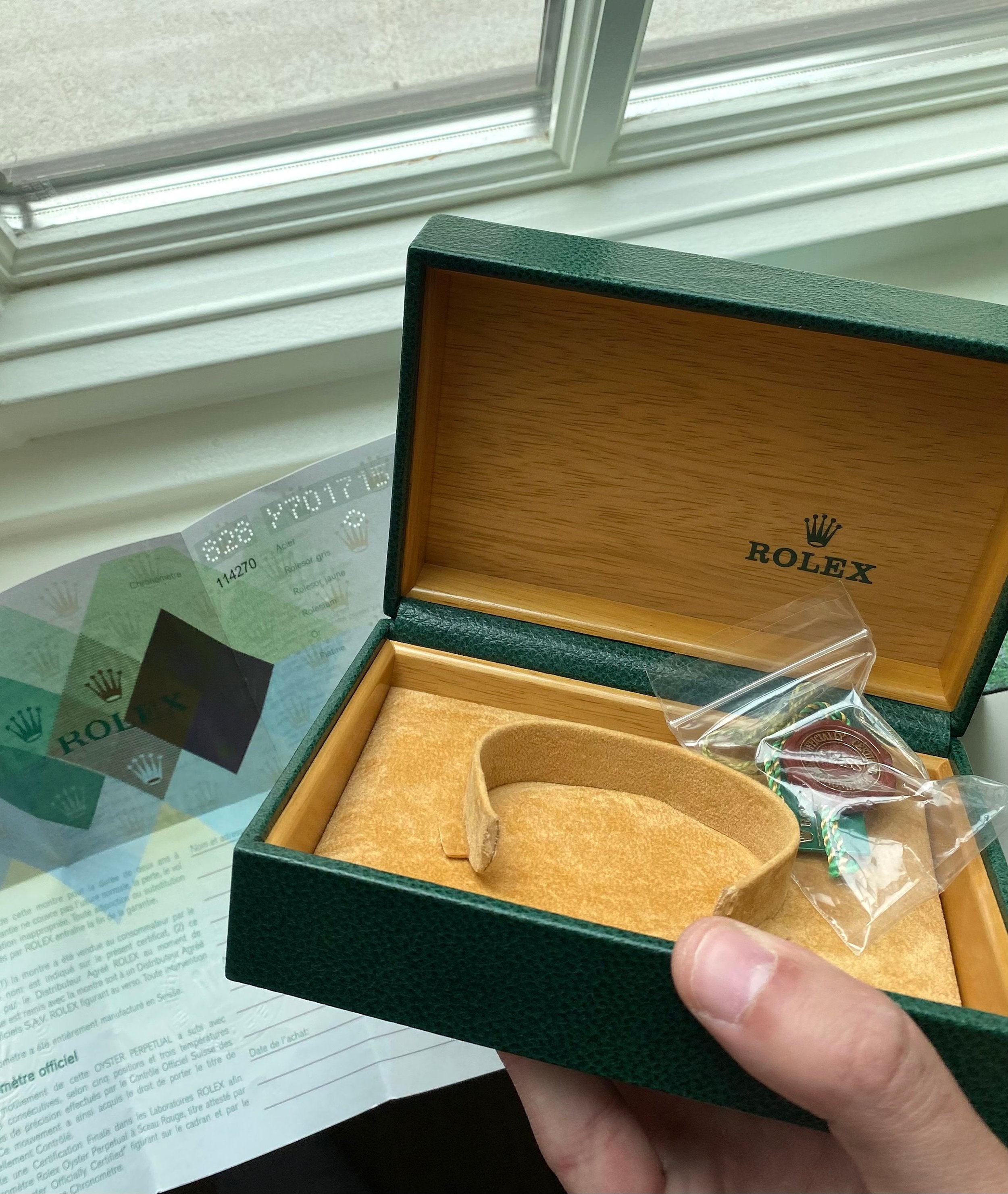 Rolex Explorer Reference 114270 2000s Black Dial 36mm Oyster Case w/ Box and Papers