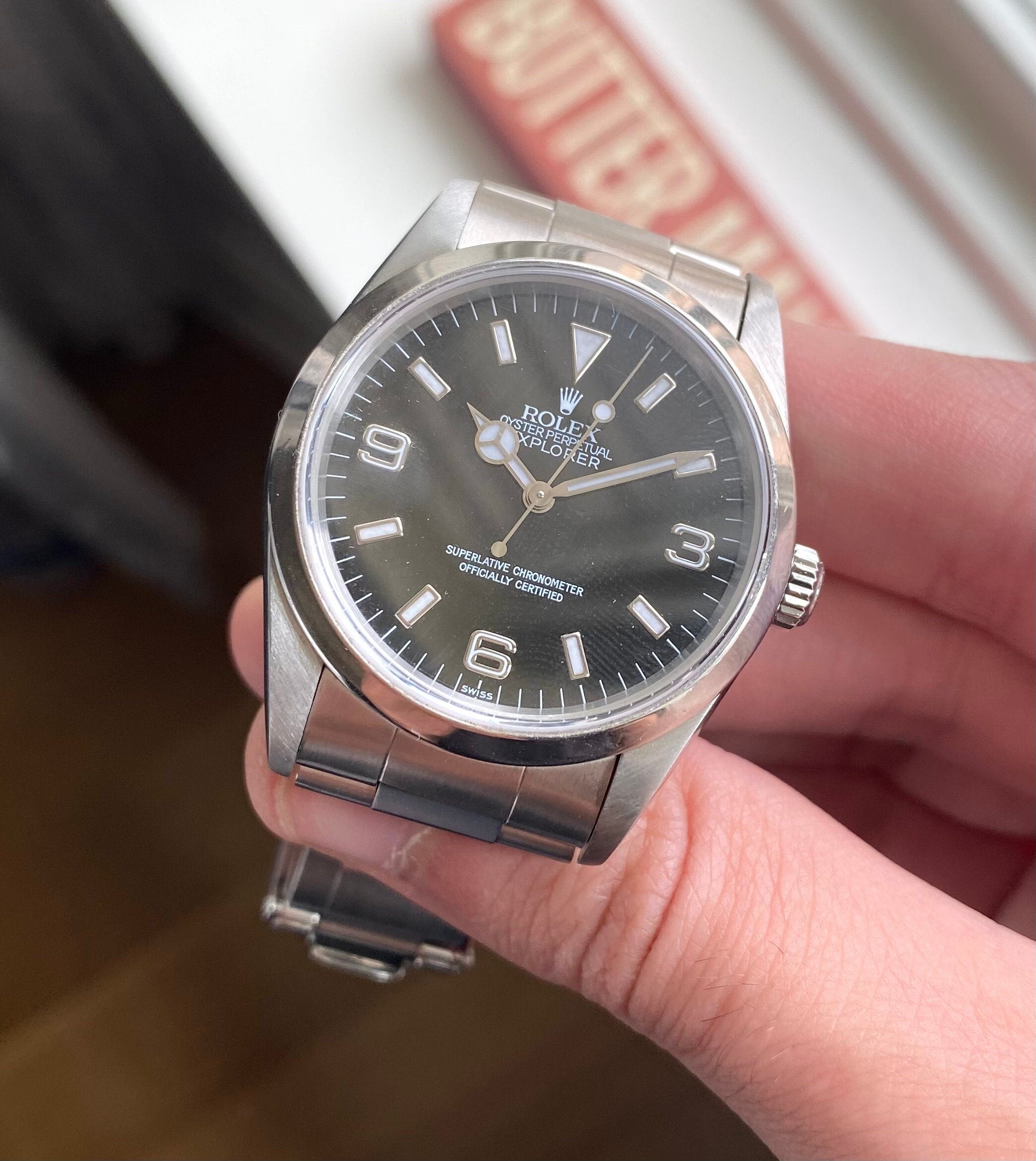 Rolex Explorer Reference 14270 2000s Black Dial 36mm Watch
