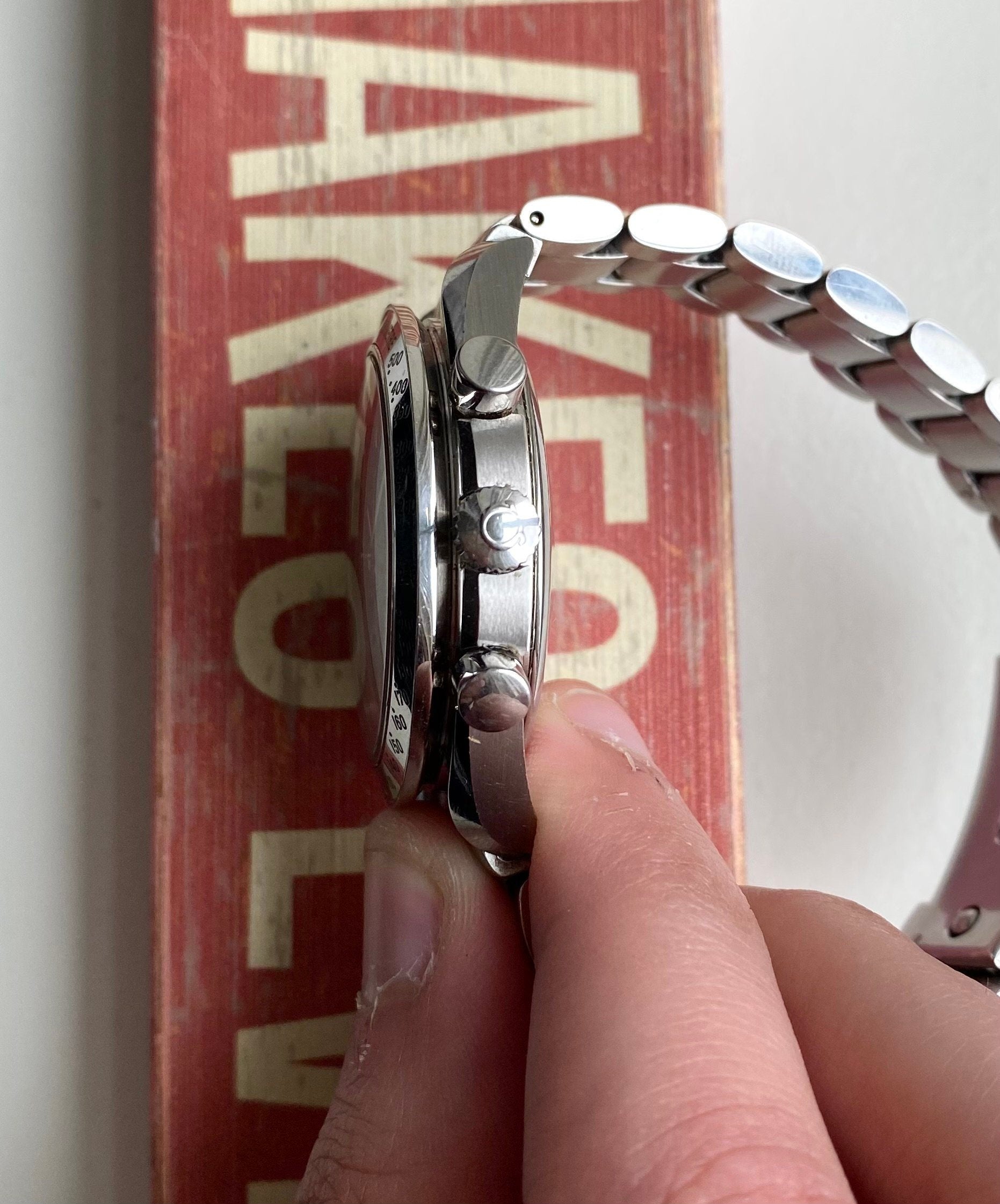 Omega Speedmaster Ref 3513.50 Quickset Date Automatic Chronograph Black Dial 39mm Watch