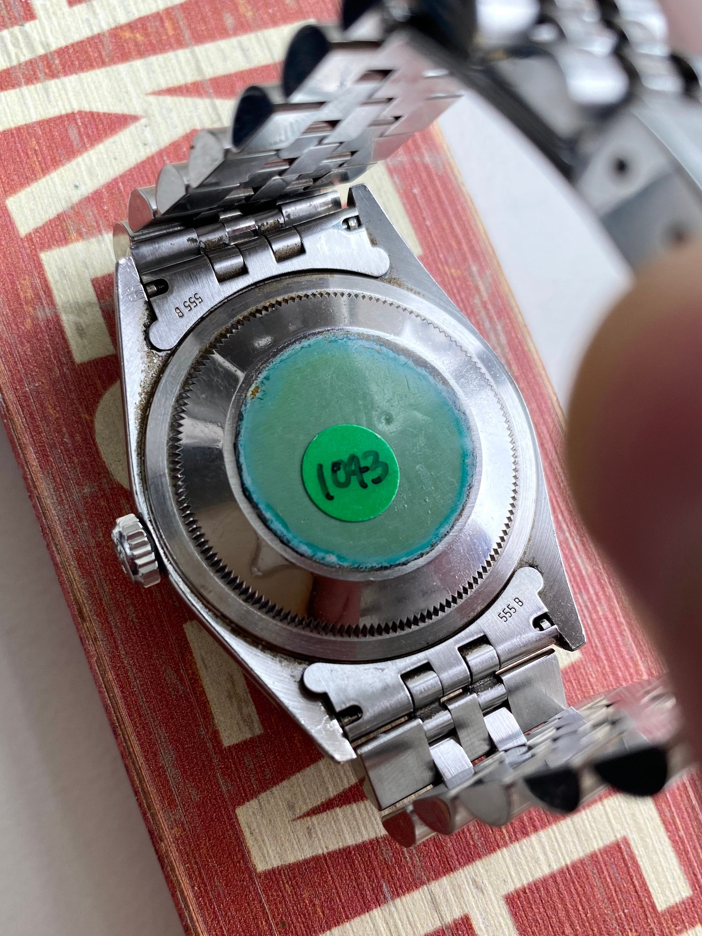 Rolex Datejust 36mm Reference 16200 Blue Sunburst Dial S Serial, 1993 Watch