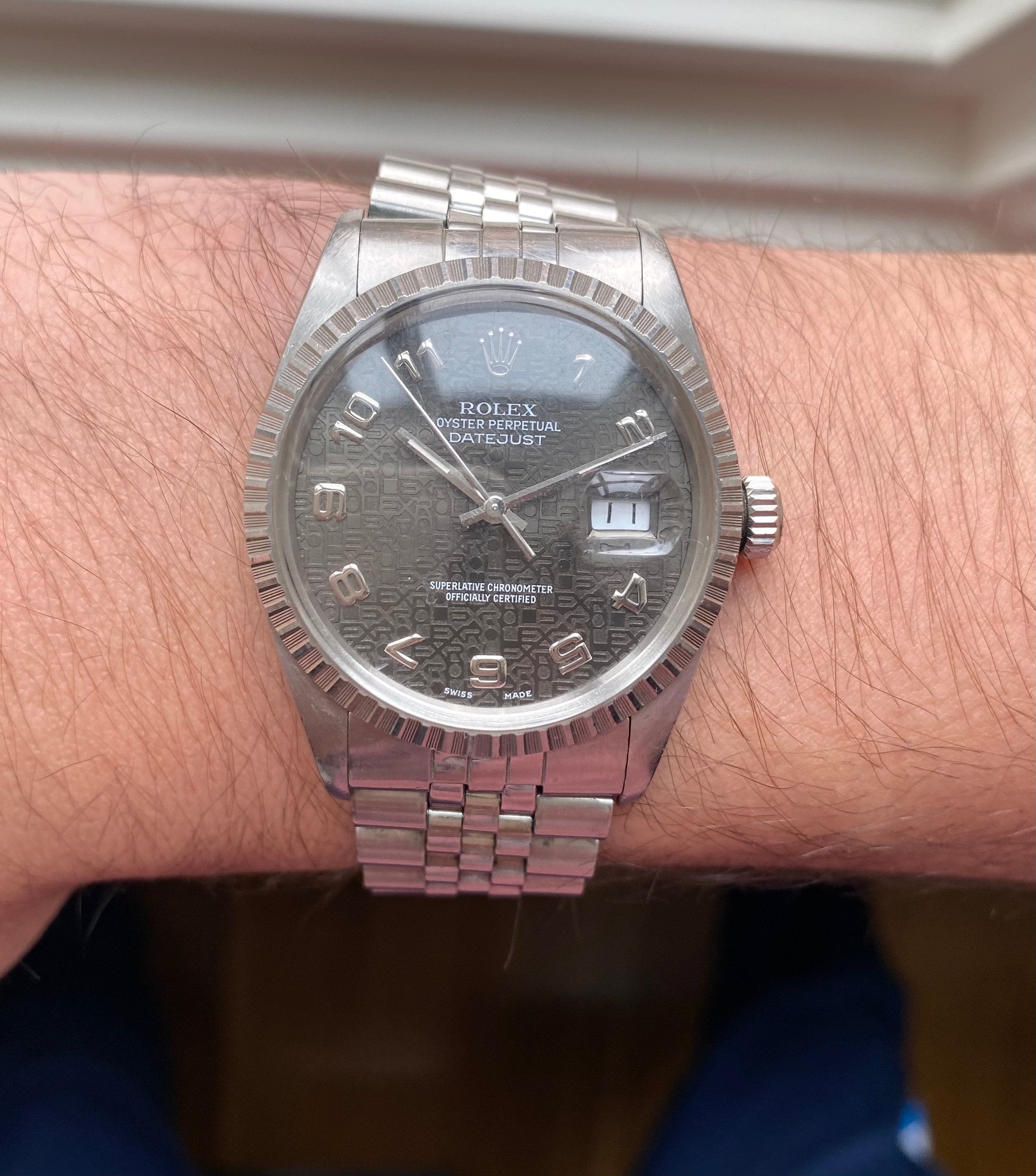 Rolex Datejust 16030 - Grey Dial
