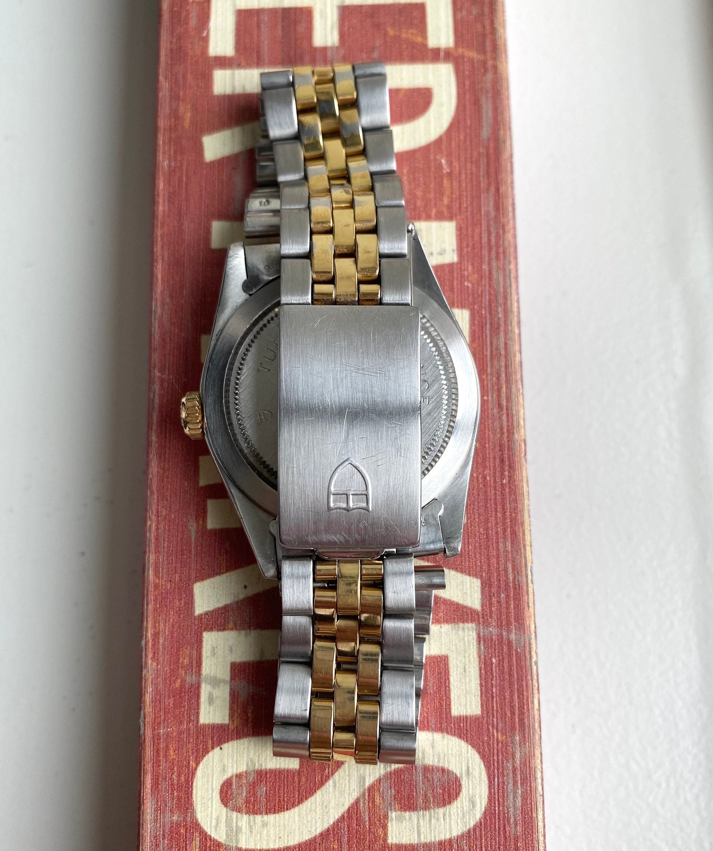 Tudor Oysterprince Dateday 94613 Champagne Dial Two Tone Full Set Watch