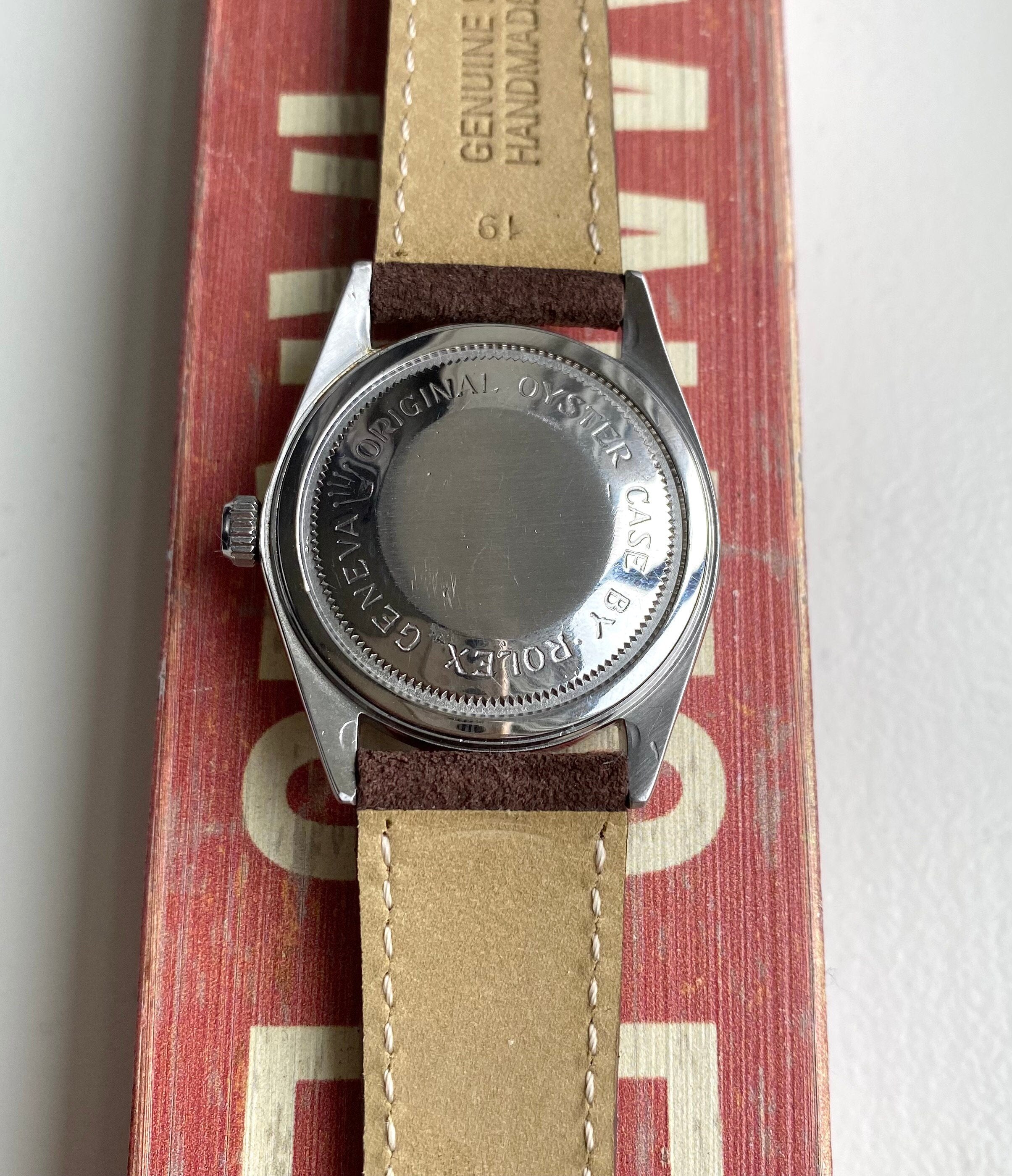 Vintage Tudor Prince Oysterdate Ref 7966 Automatic Tropical Rose Dial 34mm Watch