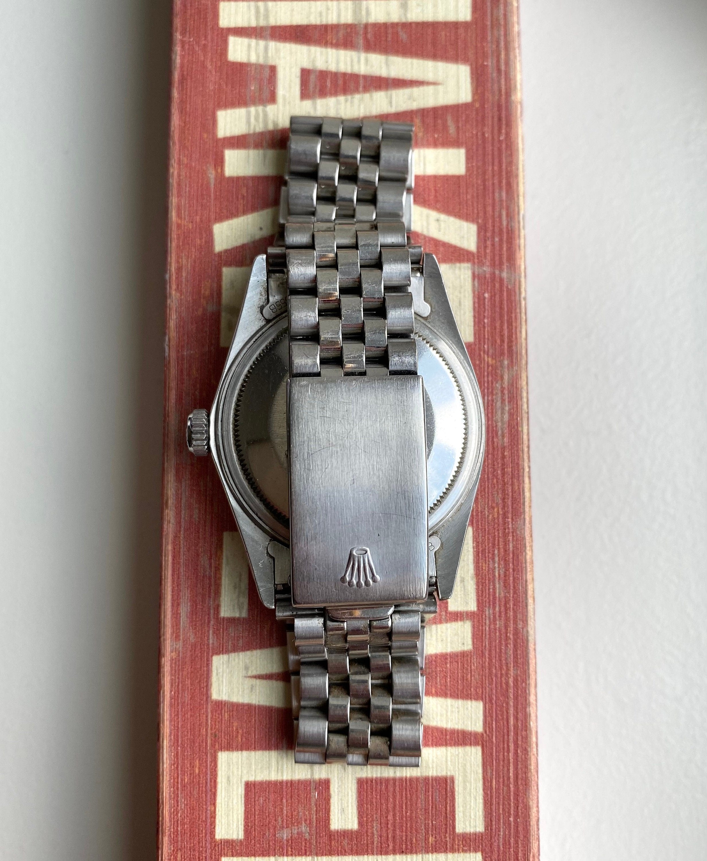 Rolex Datejust 80s Ref 16014 Silver Sunburst Dial Quickset 36mm Watch