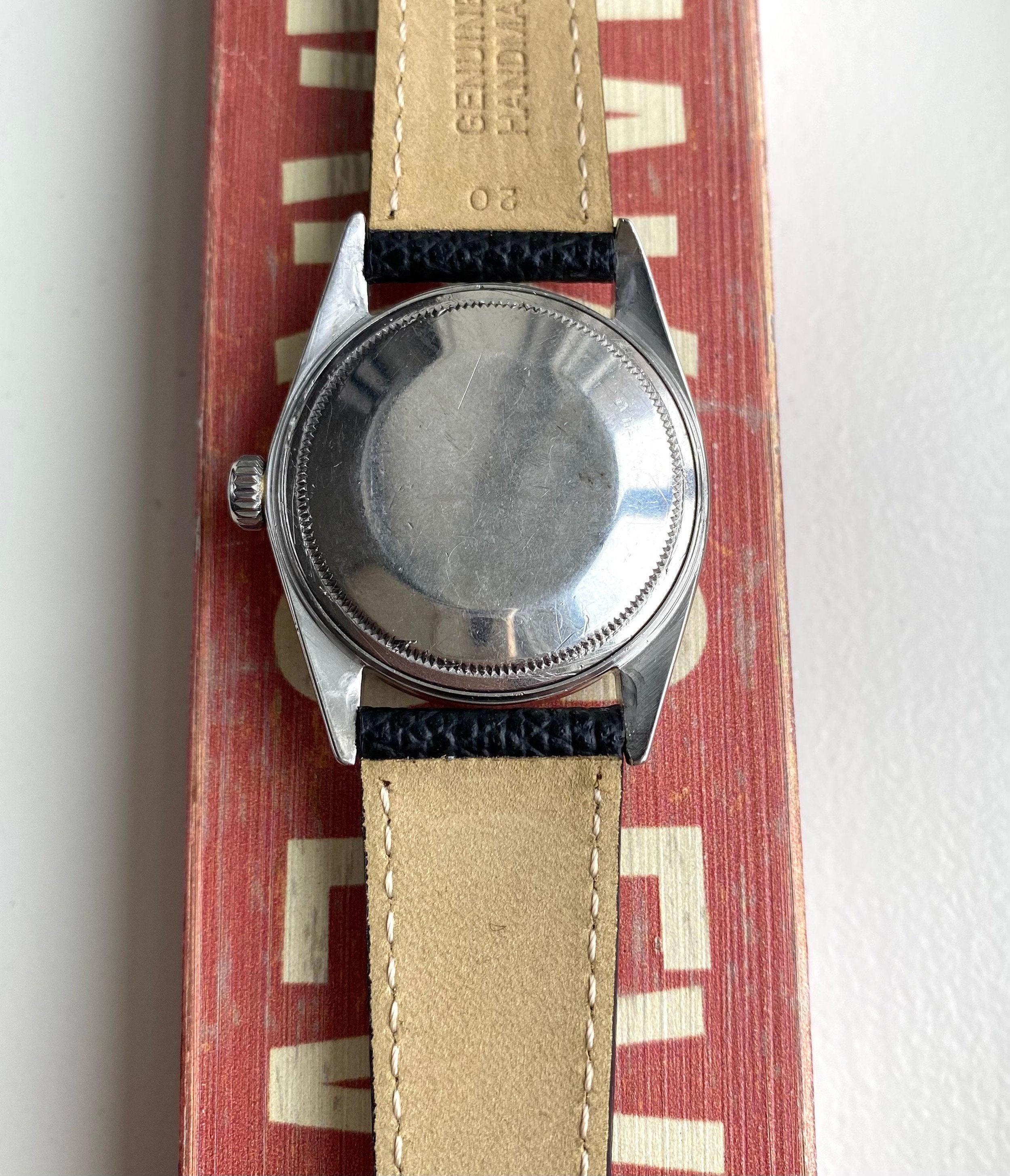 Vintage Rolex Datejust 70s Ref 1600 Automatic Grey Dial Smooth Bezel Steel Watch