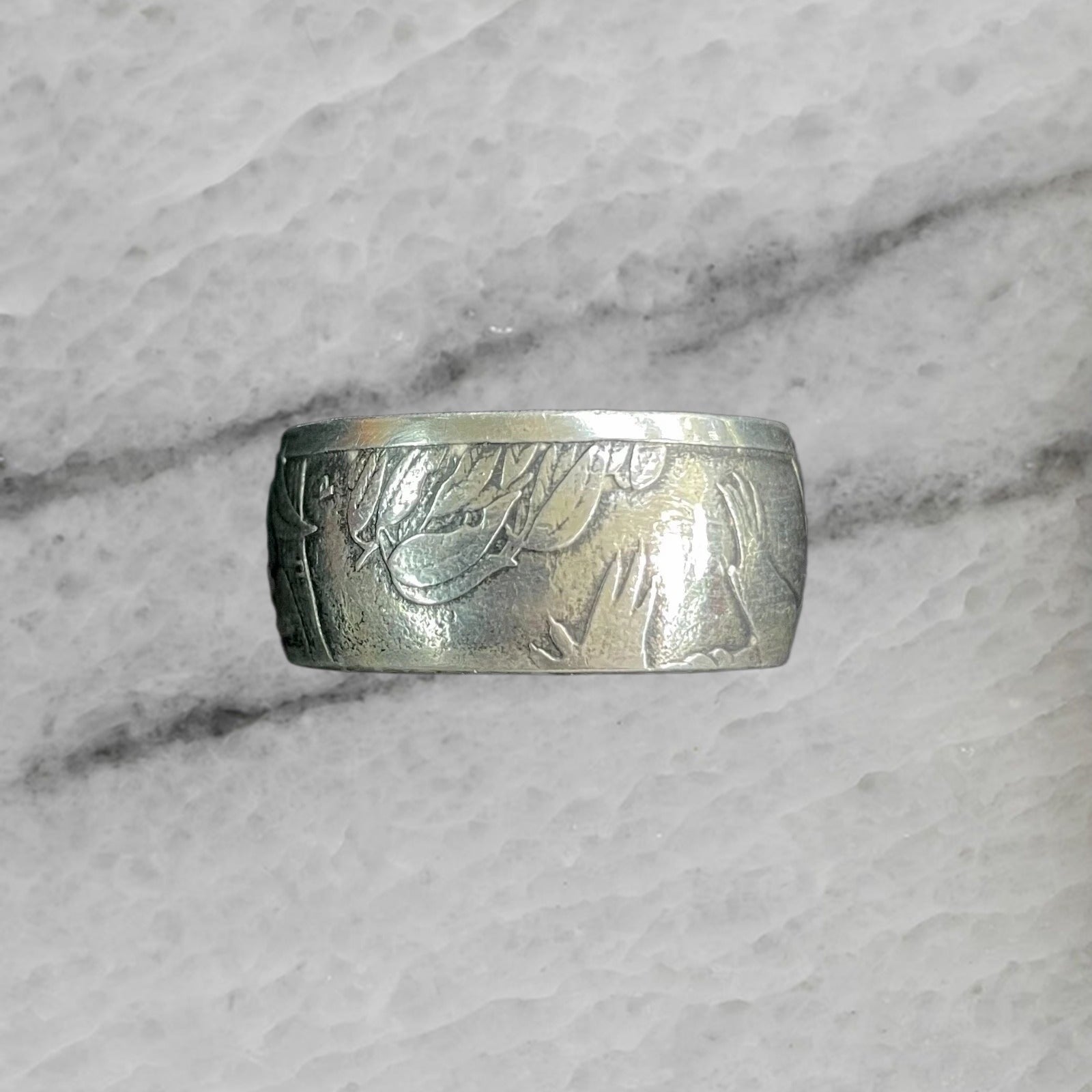 2022 Australian Koala 999 Pure Silver Coin Ring Size 10