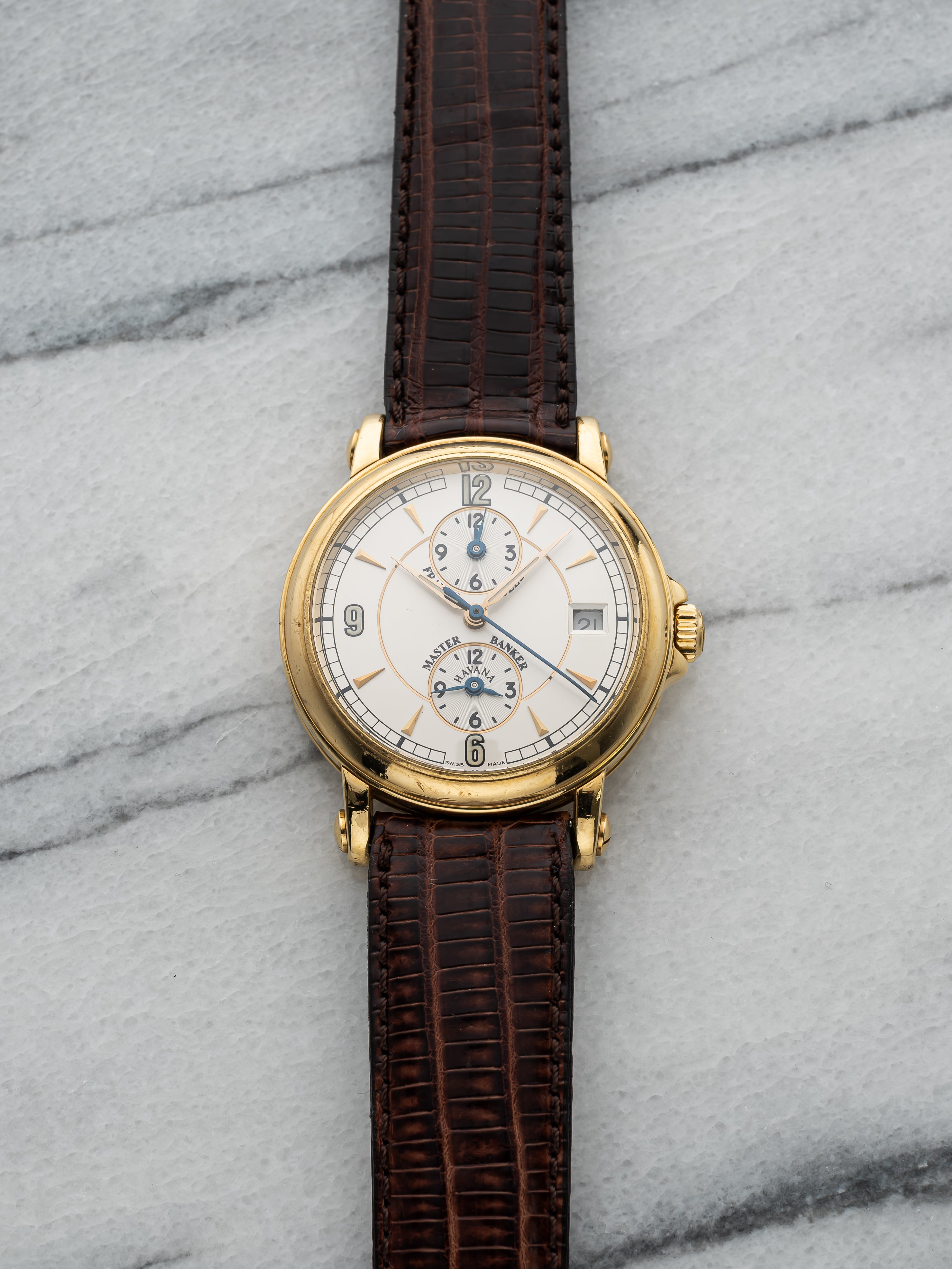 Franck Muller Master Banker 3802 MB HV - 18K Yellow Gold, Triple Time Zone