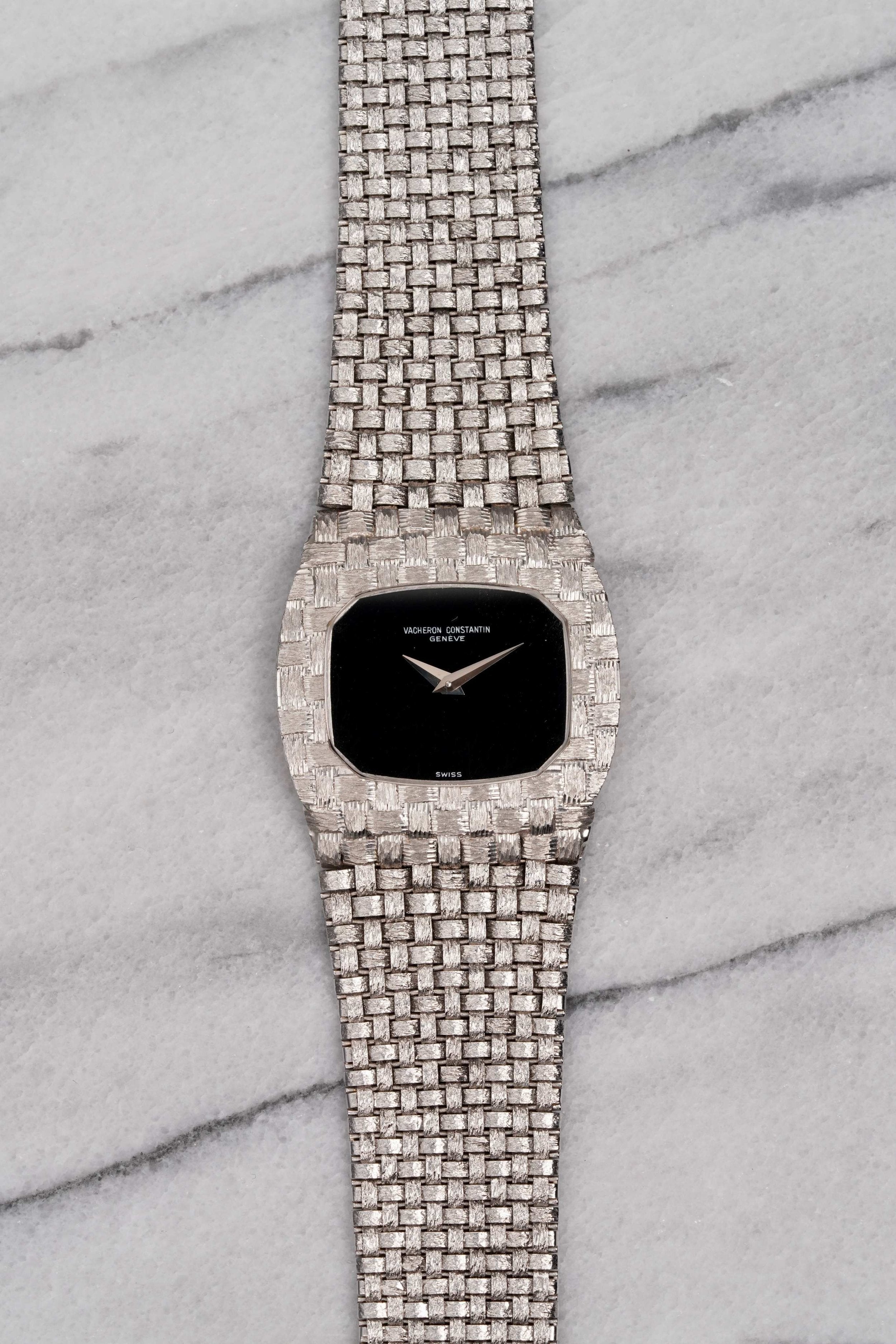 Vacheron Constantin - 18K White Gold Onyx Dial.