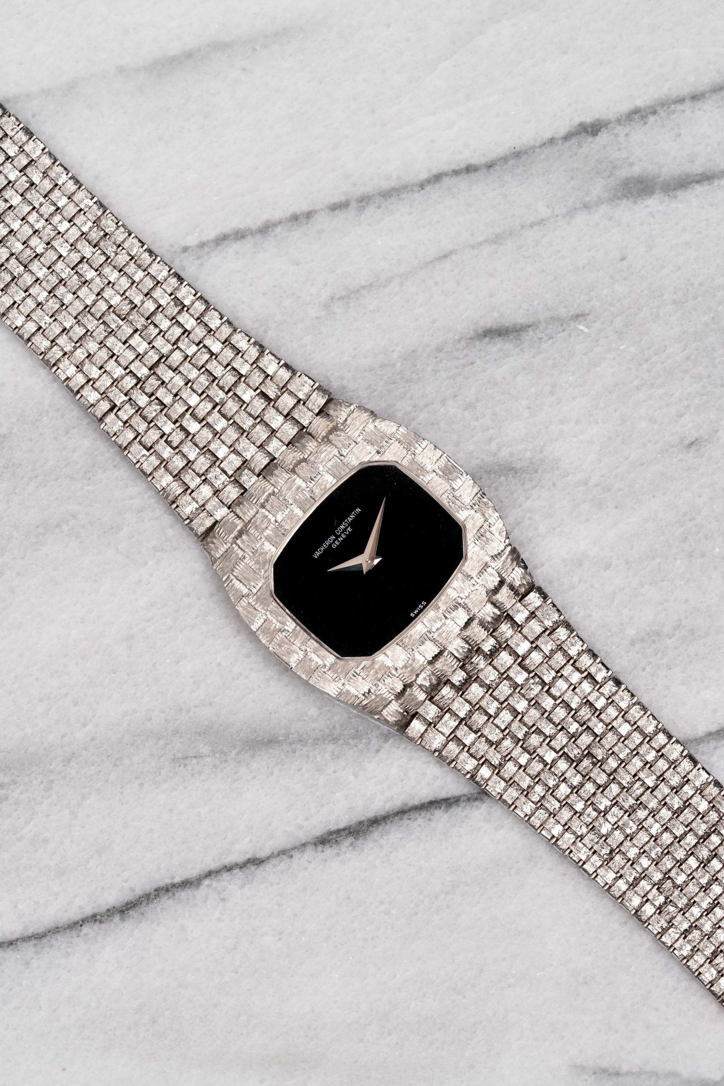 Vacheron Constantin - 18K White Gold Onyx Dial.