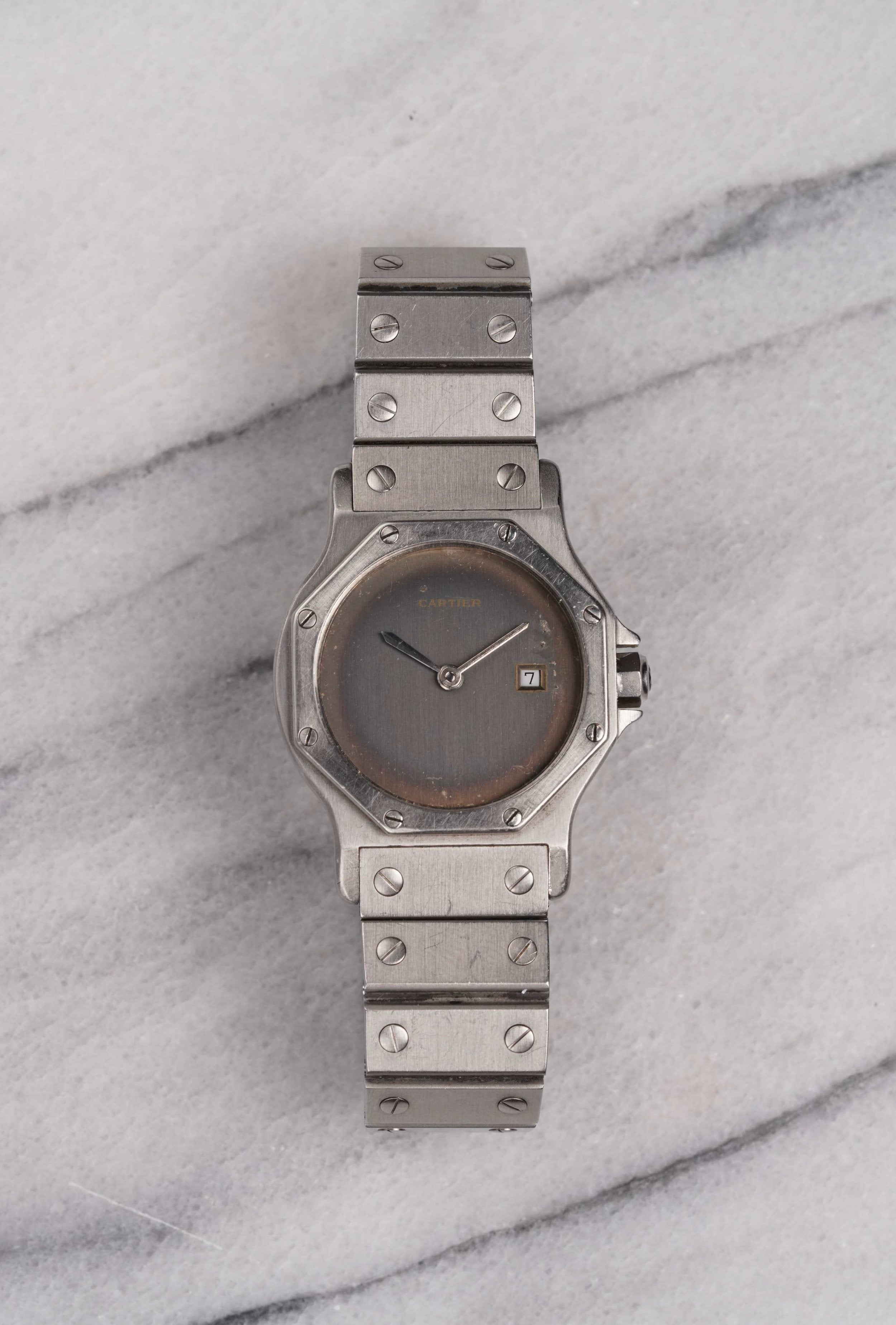 Cartier Octagon - Gray Dial