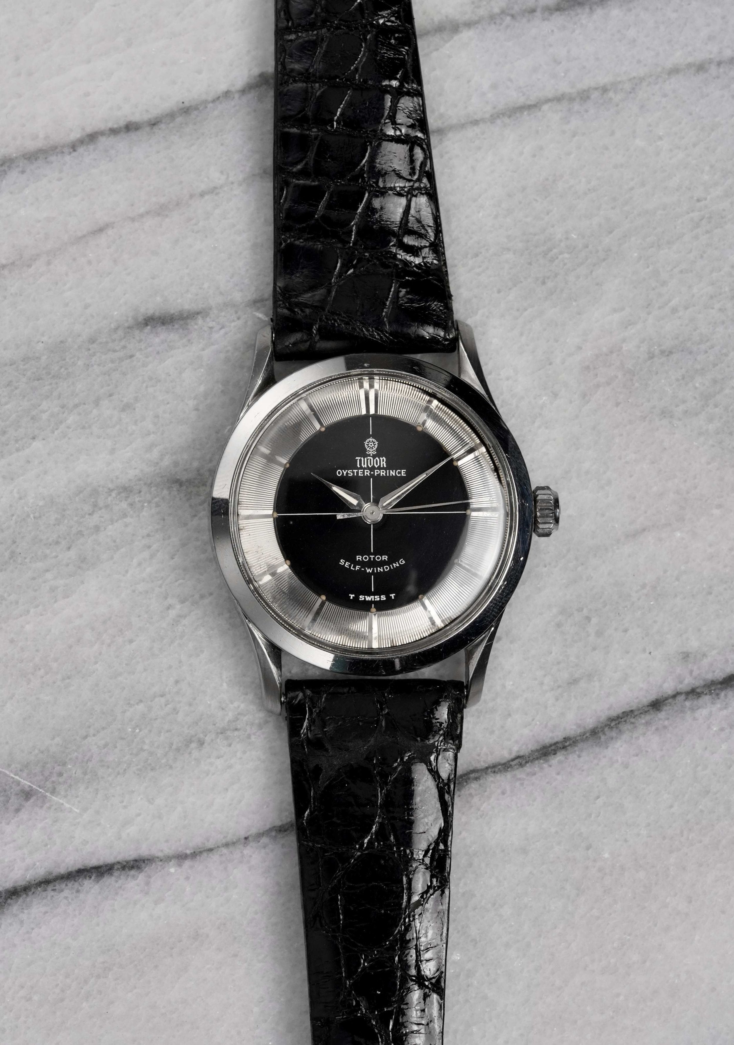 Tudor Oyster Prince - Black Tuxedo Dial.