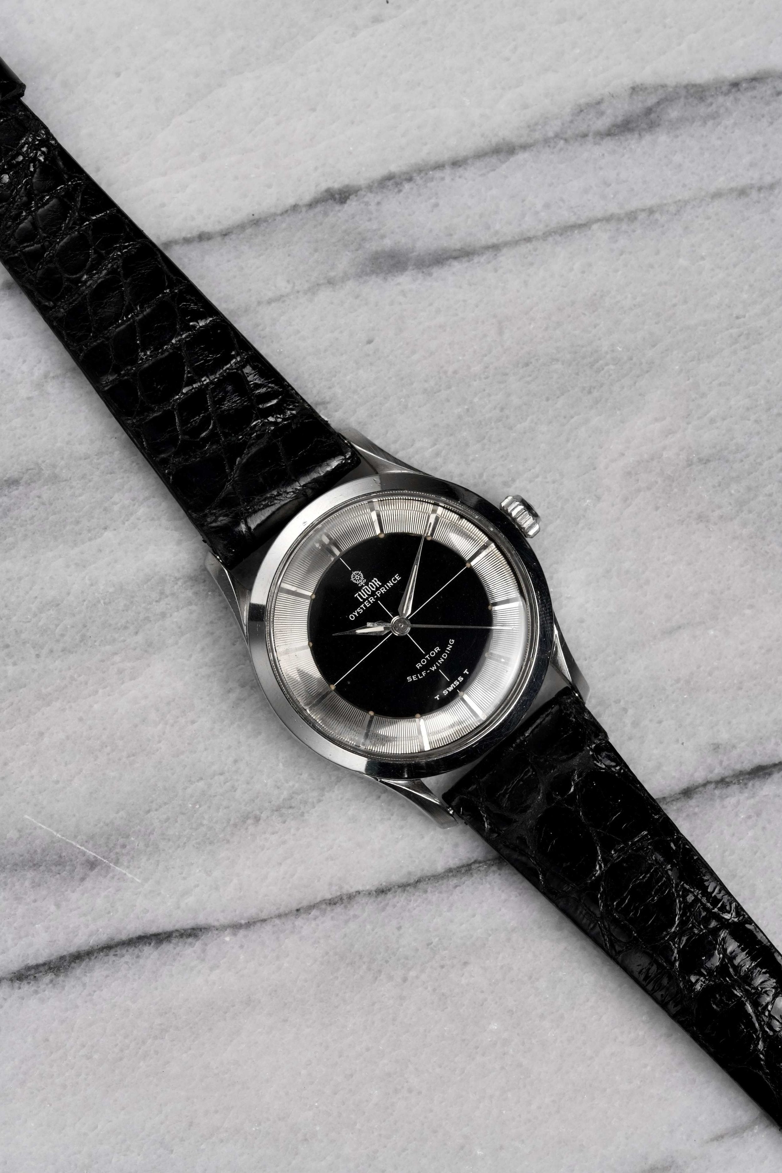 Tudor Oyster Prince - Black Tuxedo Dial.