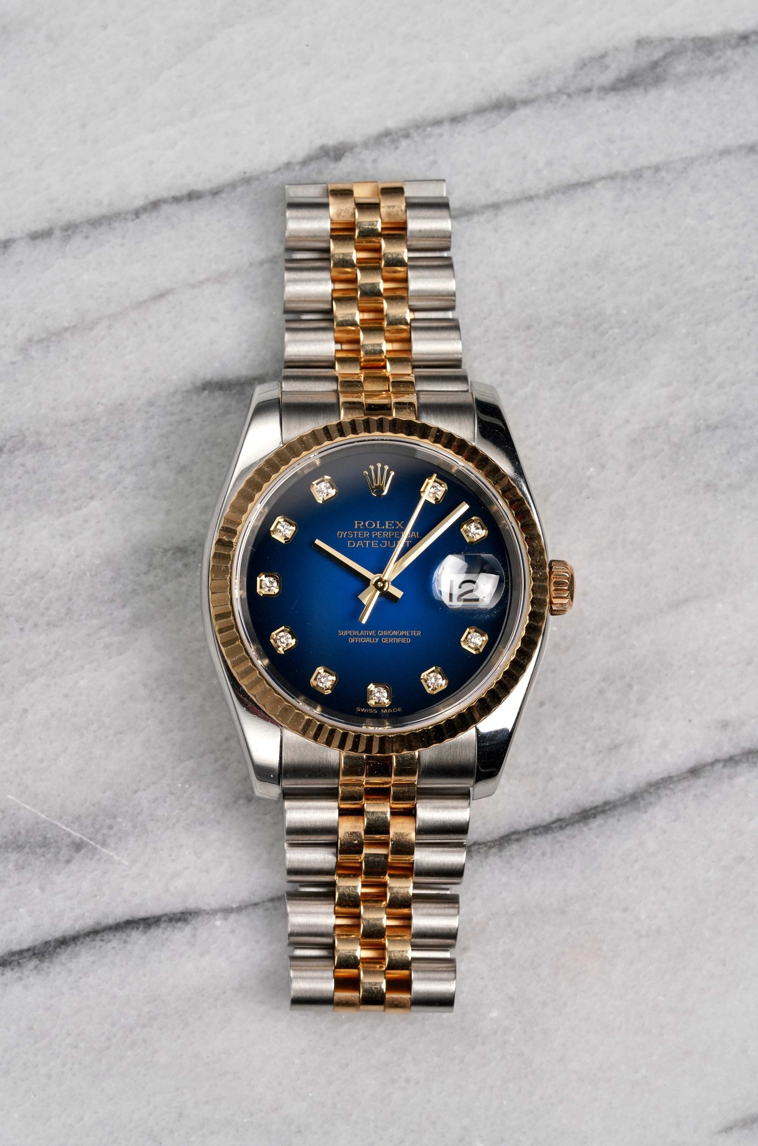 Rolex Datejust 116233- Blue Vignette.