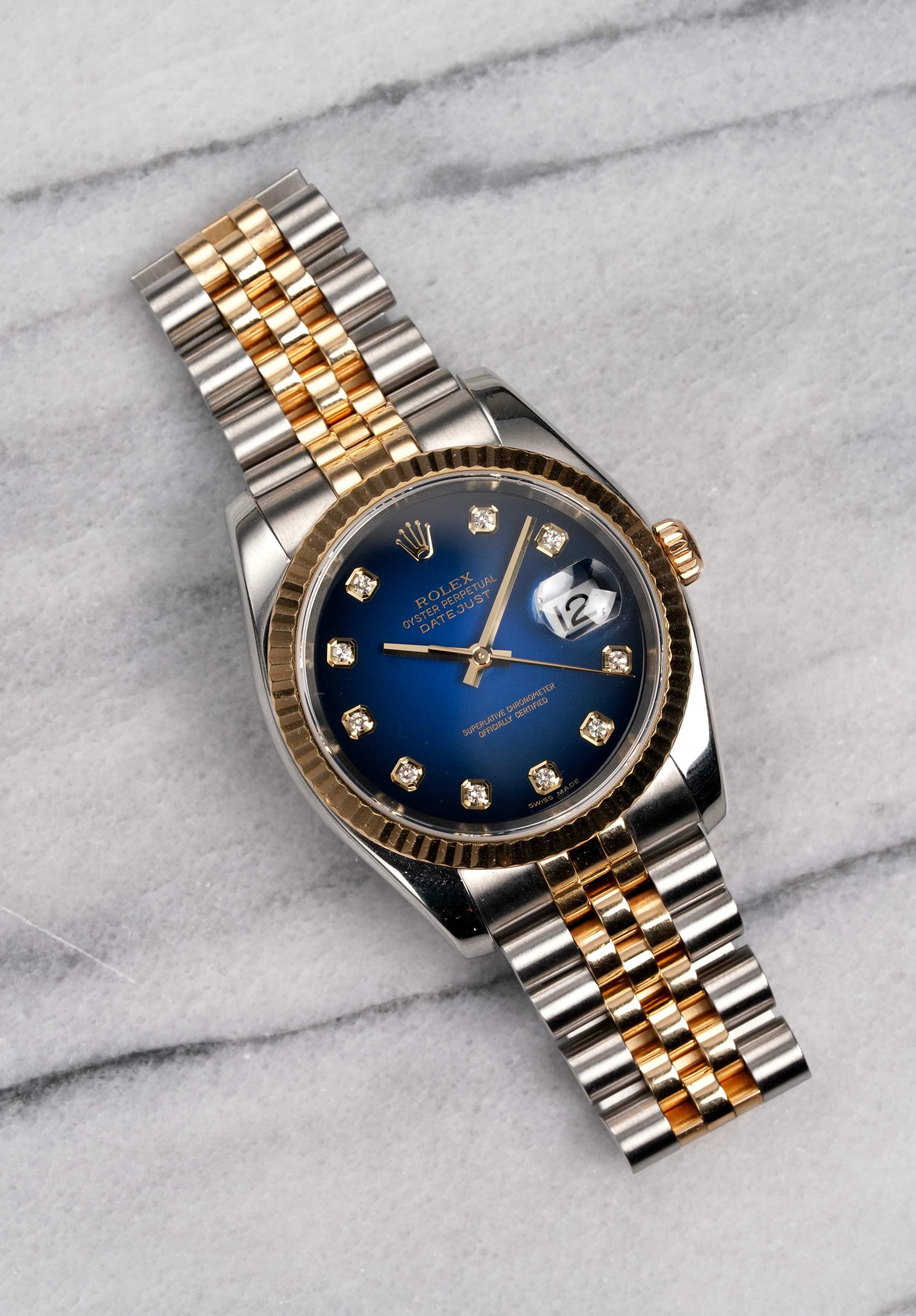 Rolex Datejust 116233- Blue Vignette.