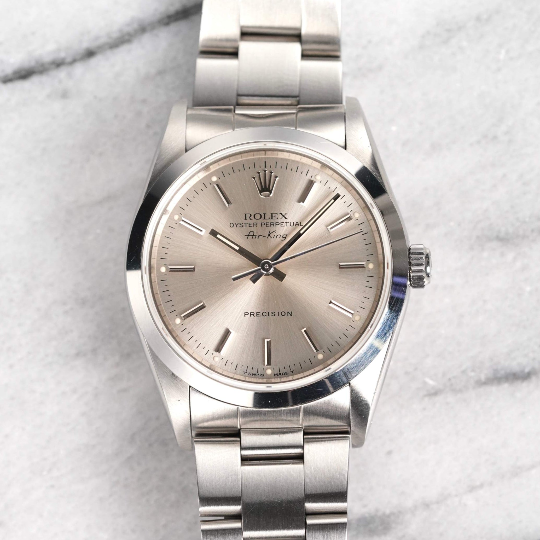 Rolex Air King 14000 - Silver Dial.