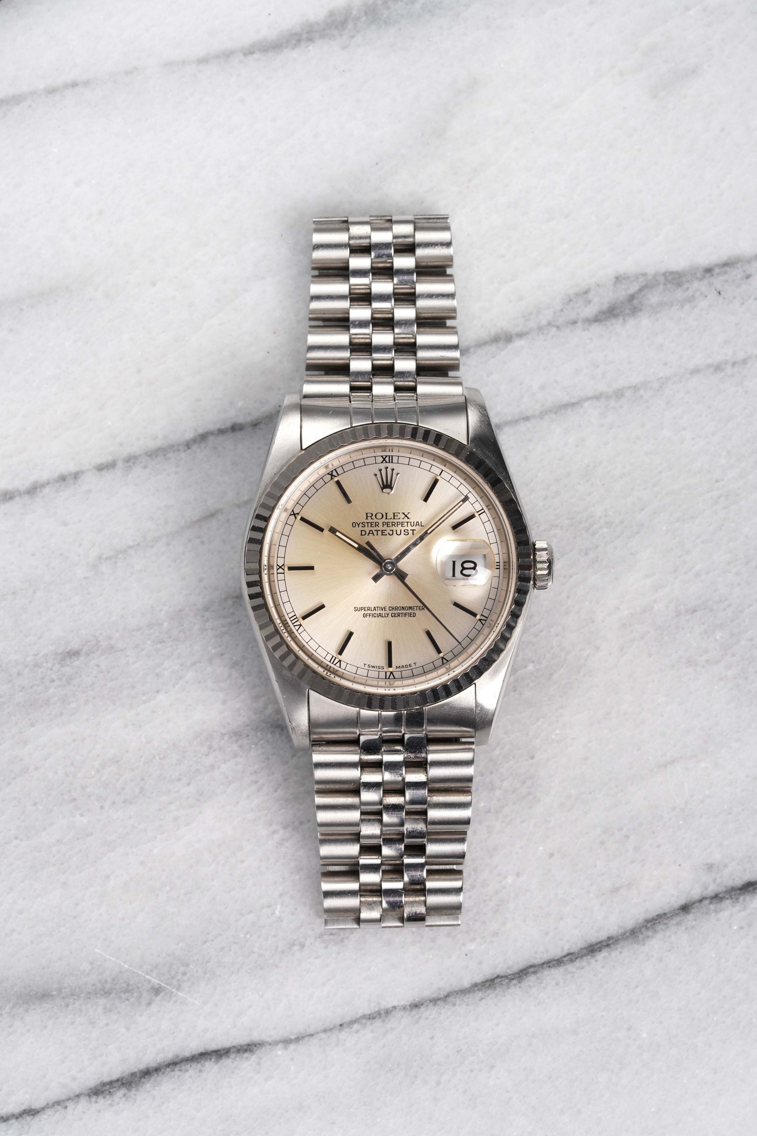 Rolex Datejust 16234 - Silver Cream Dial