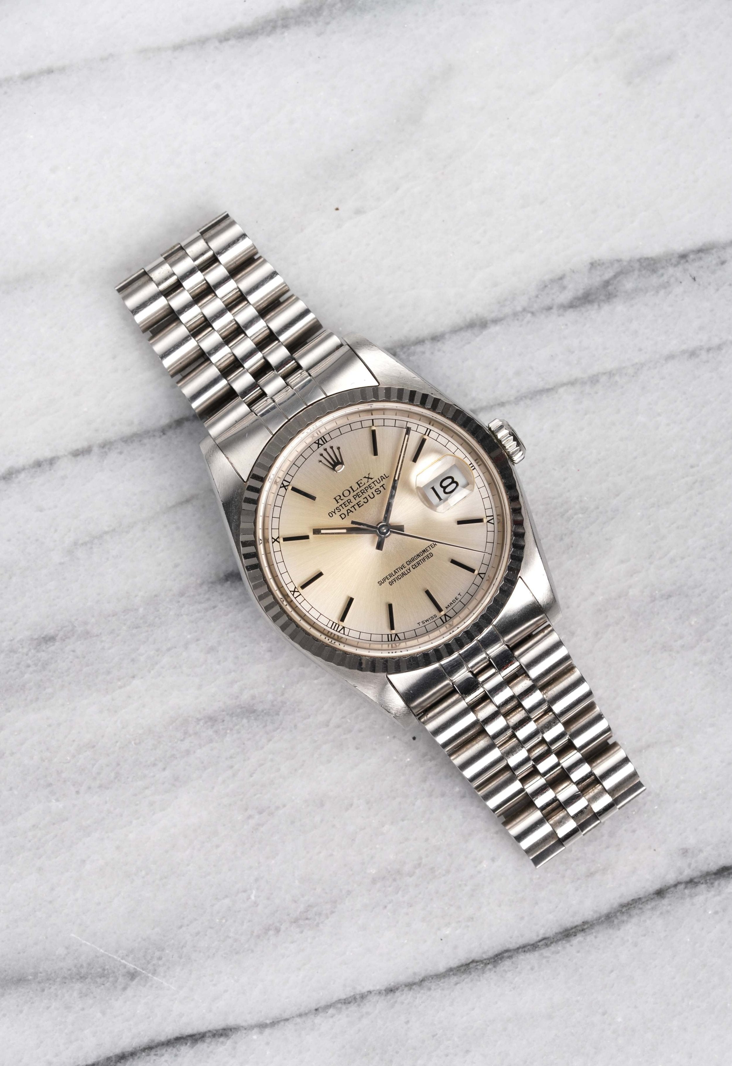 Rolex Datejust 16234 - Silver Cream Dial