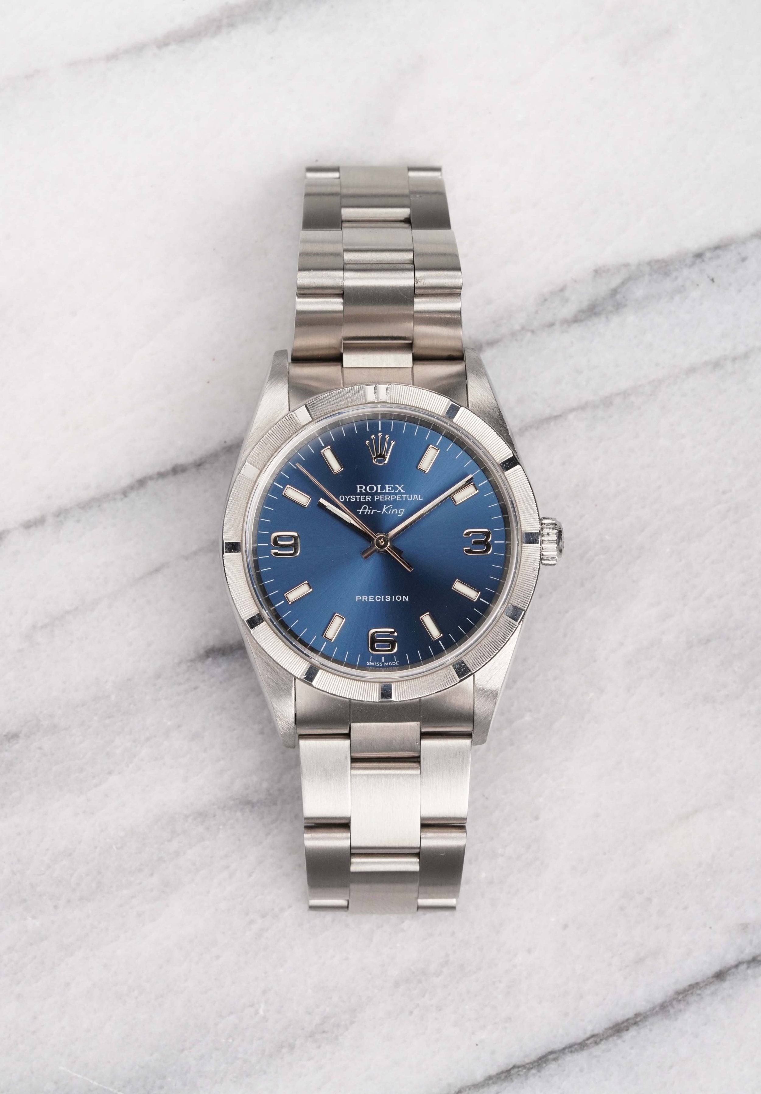 Rolex Air King 14010 - Blue Dial