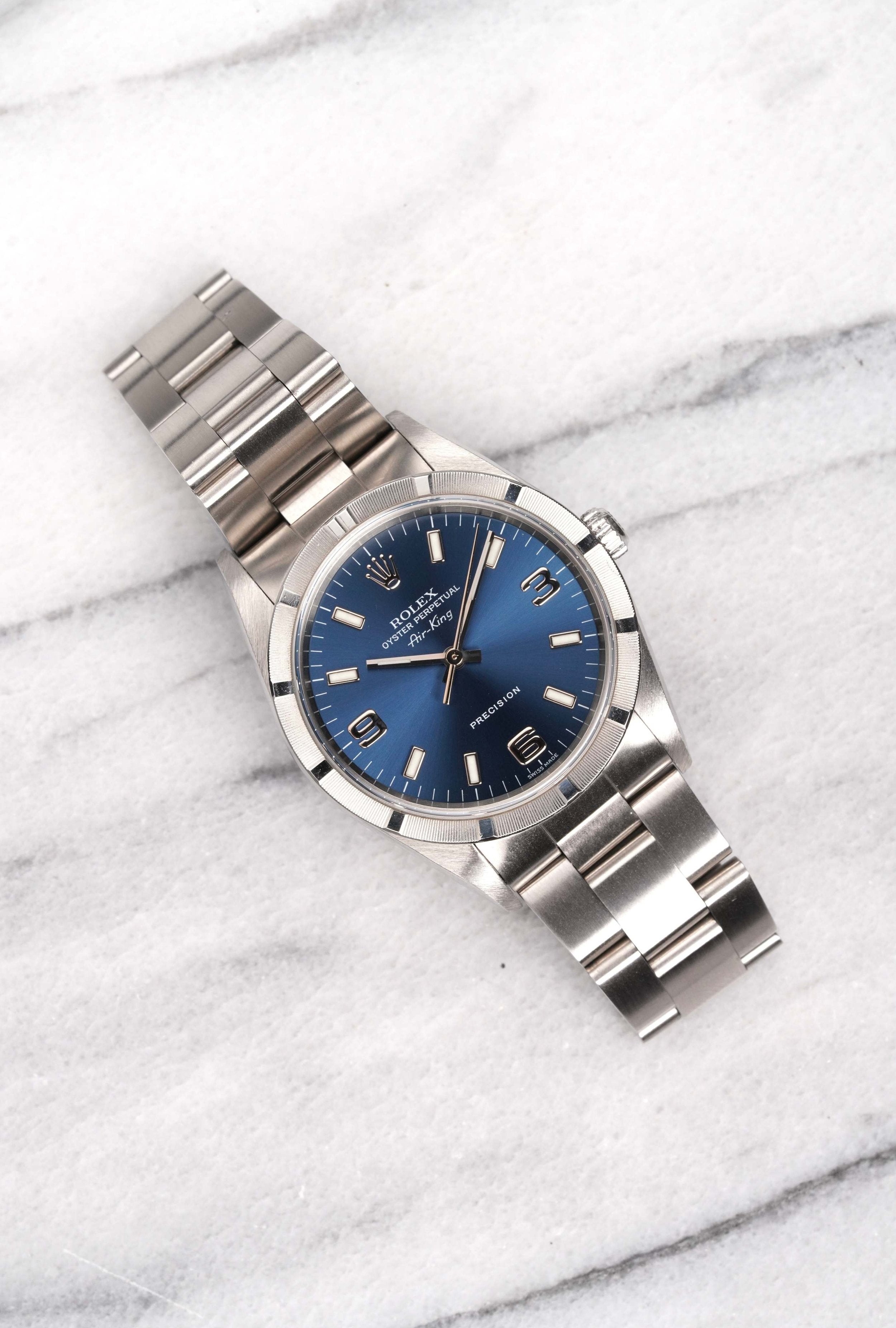 Rolex Air King 14010 - Blue Dial