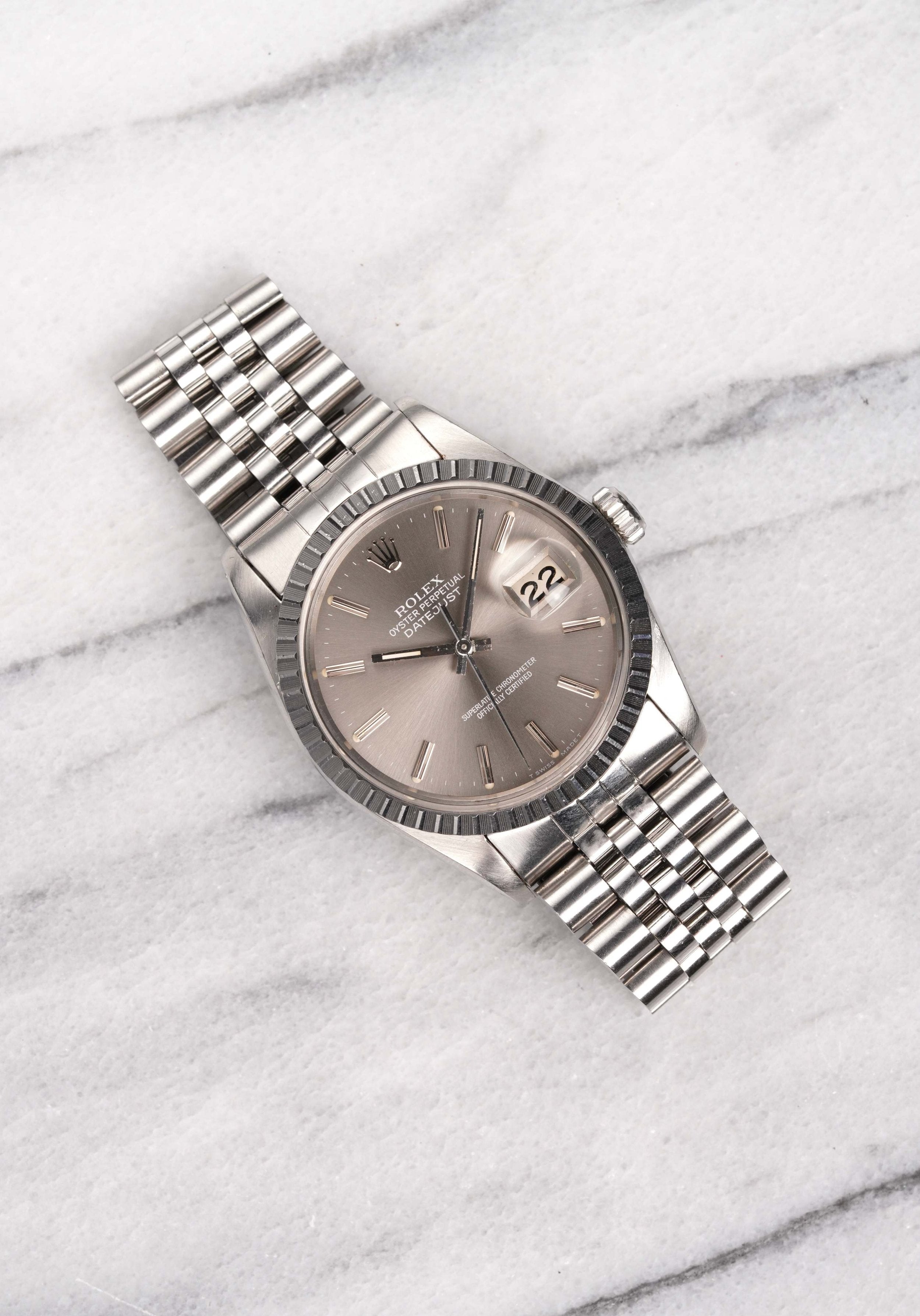 Rolex Datejust 16030 - Grey Dial