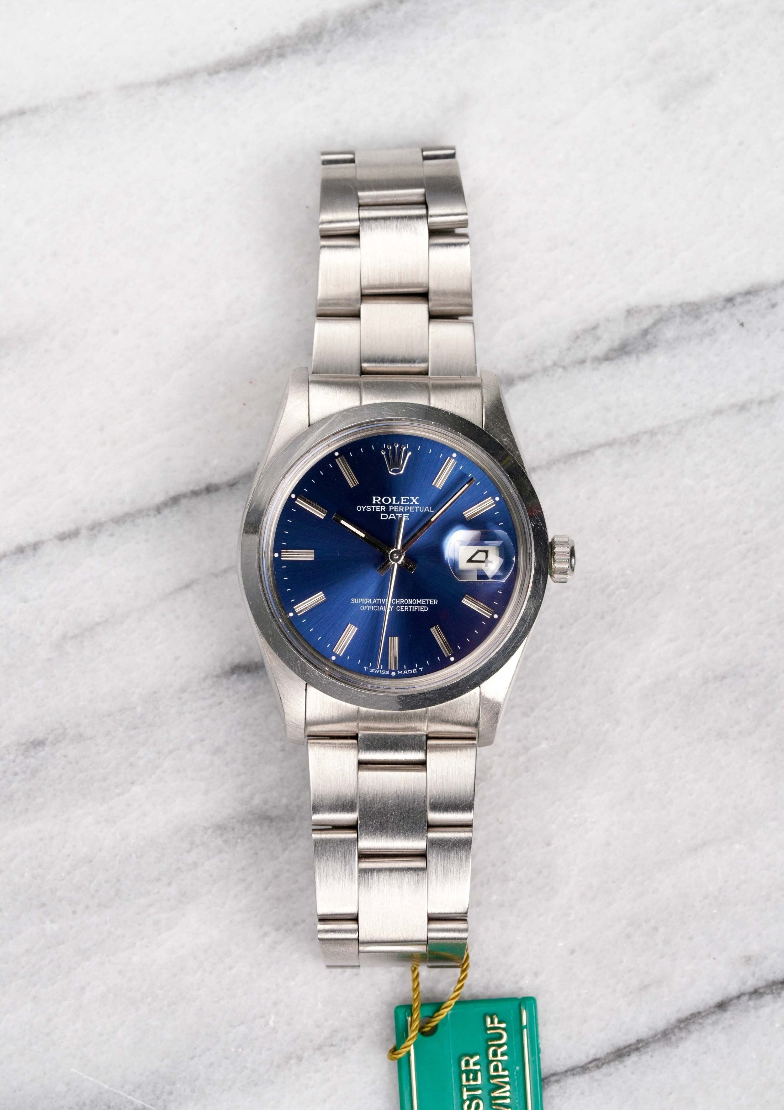 Rolex OP 15000 - Blue Dial w/ Papers