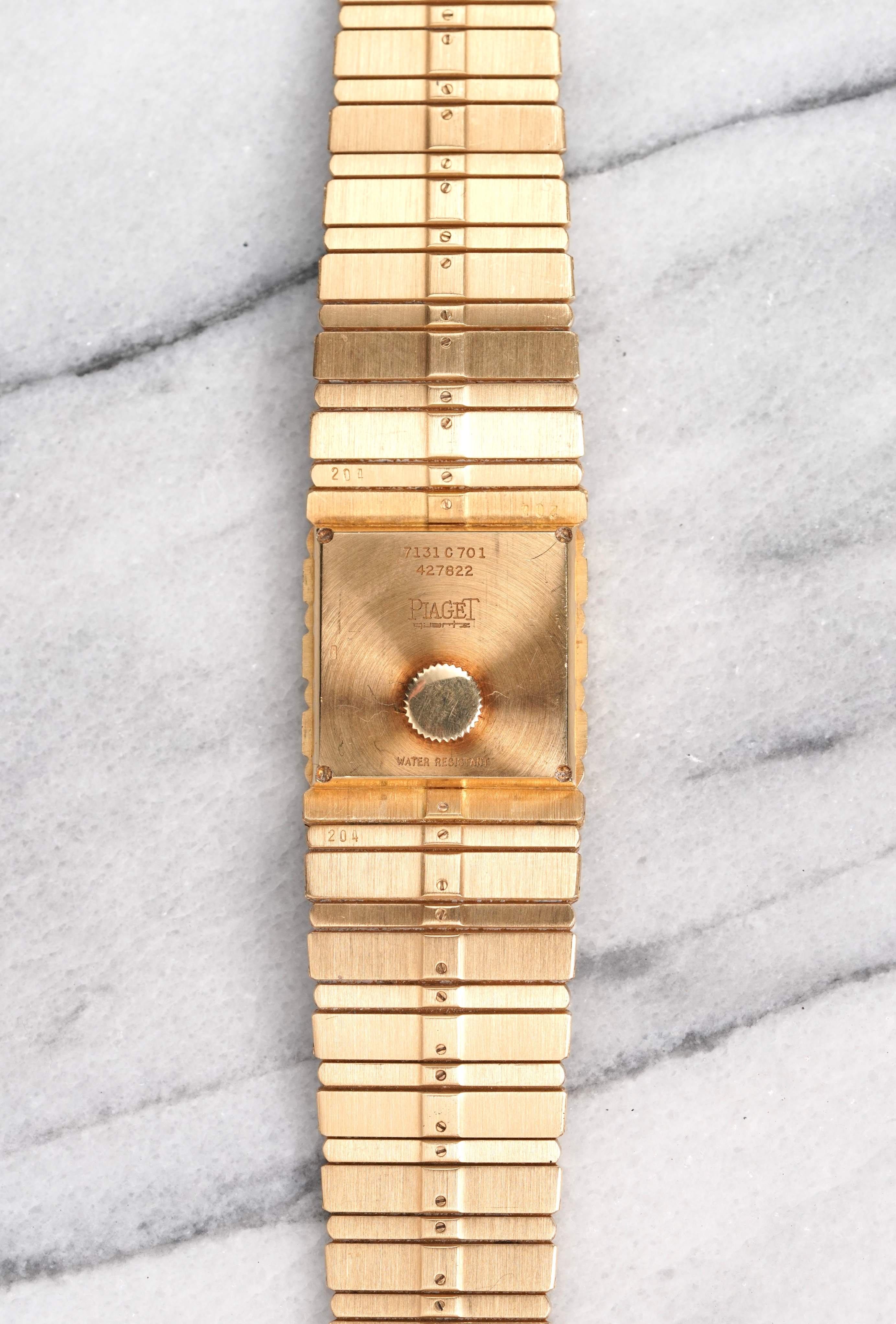 Piaget Polo 7131 -18K Yellow Gold.