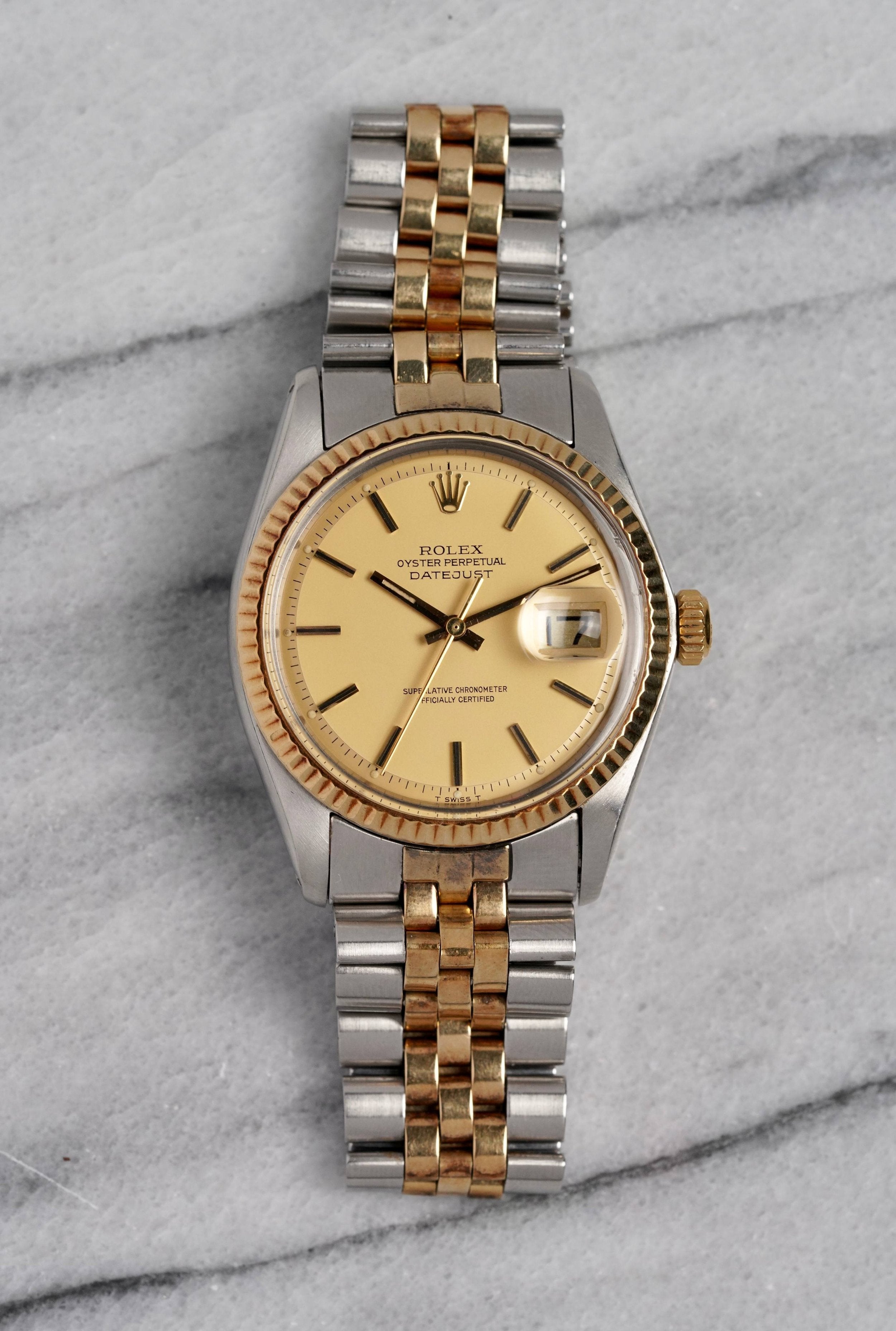 Rolex Datejust 1601 - Two Tone Lemon