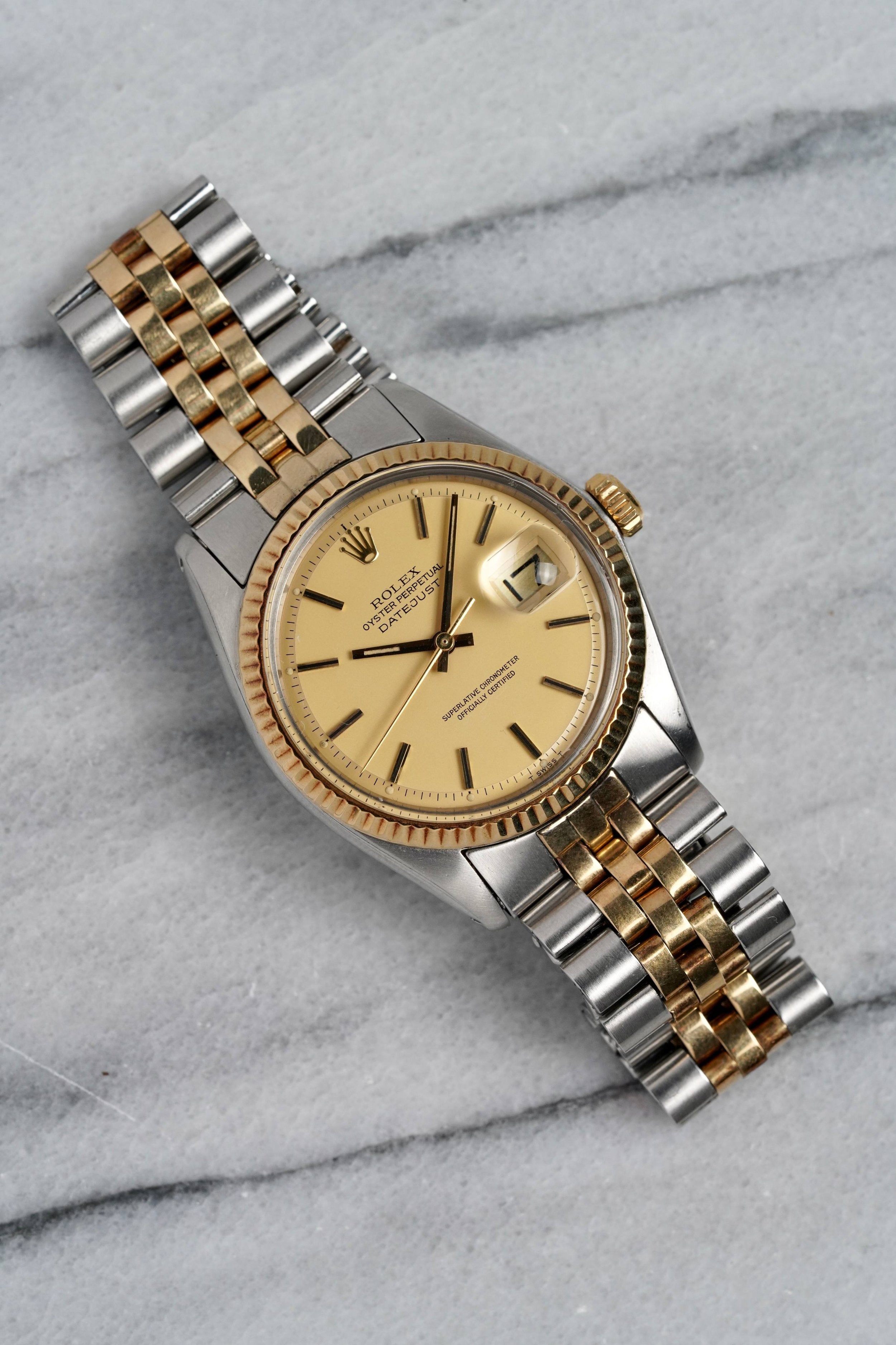 Rolex Datejust 1601 - Two Tone Lemon