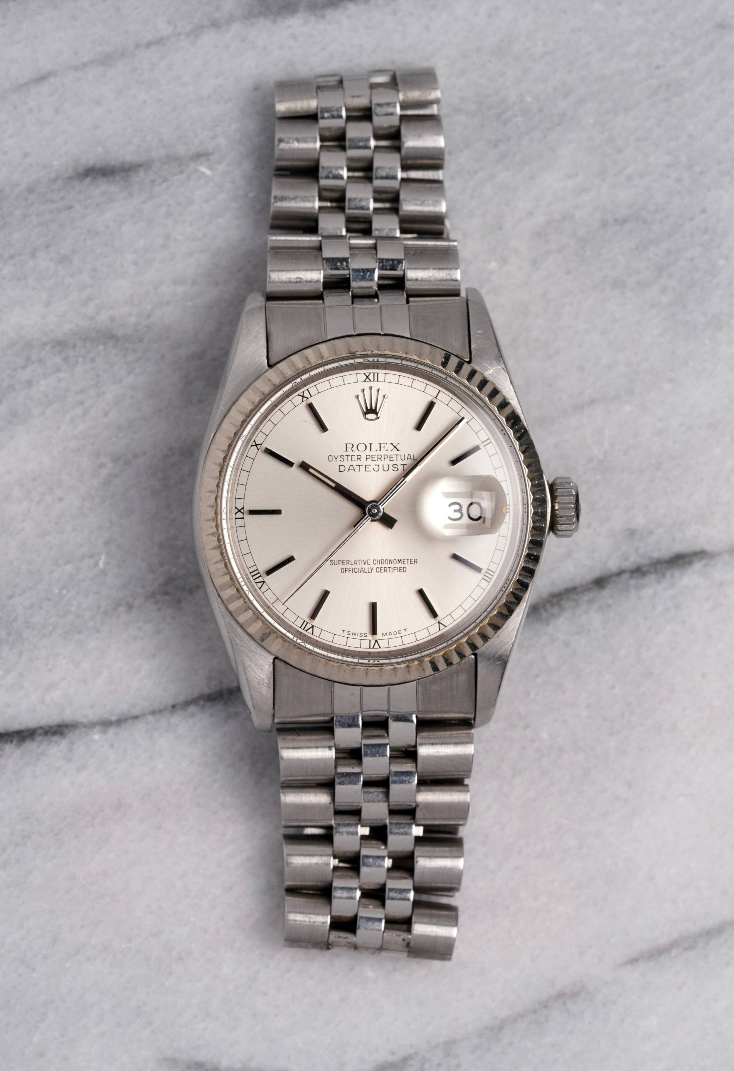 Rolex Datejust 16234 - White Roman numerals