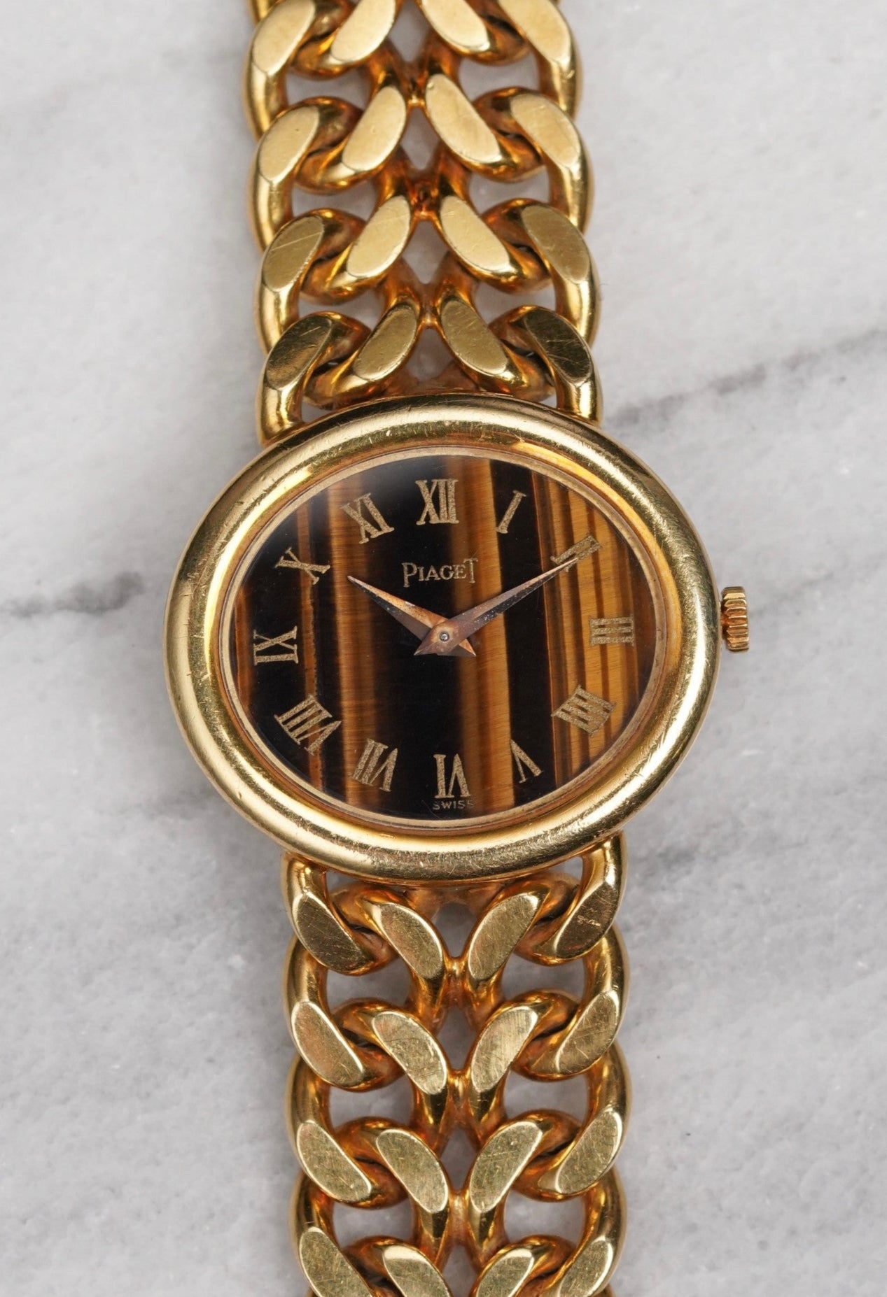 Piaget Tiger Eye - Curb Link