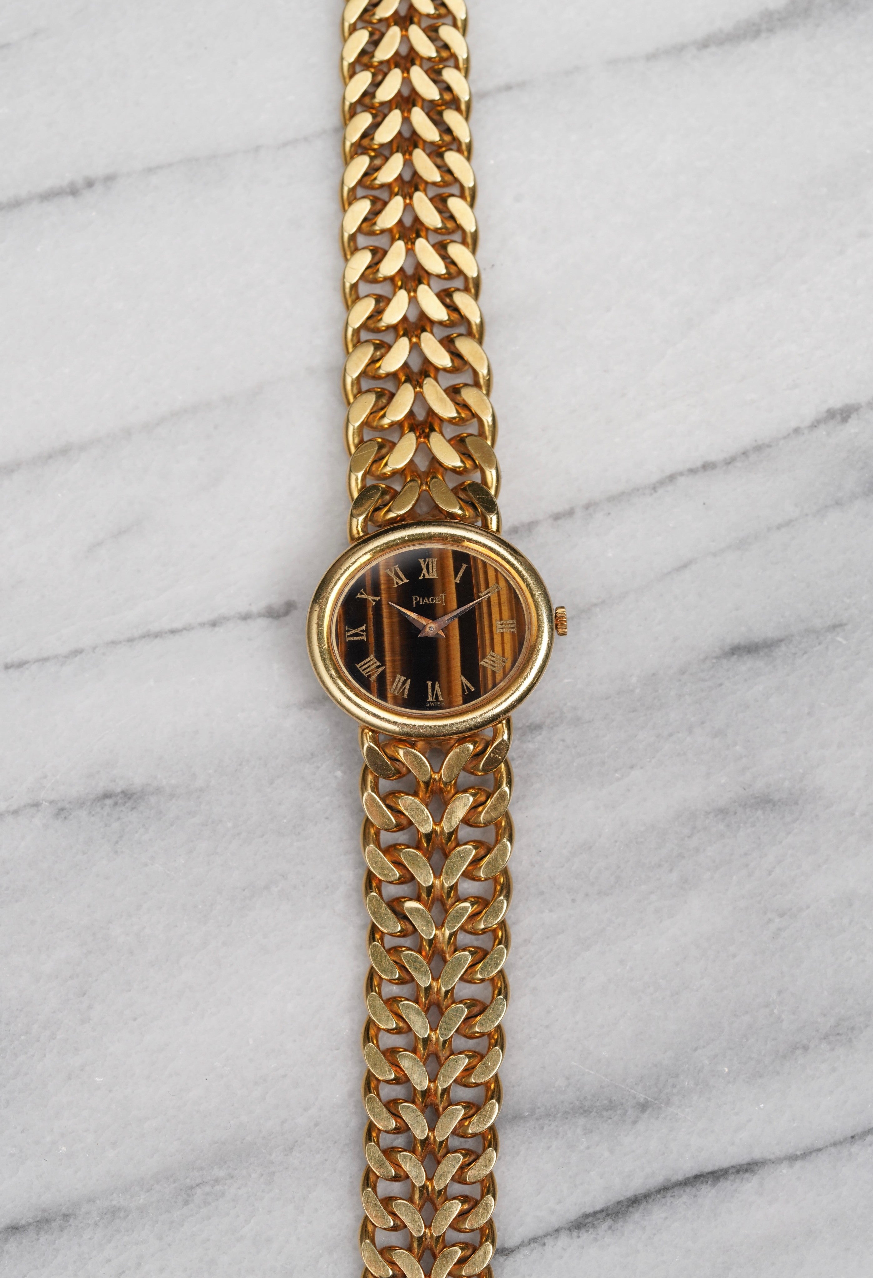 Piaget Tiger Eye - Curb Link