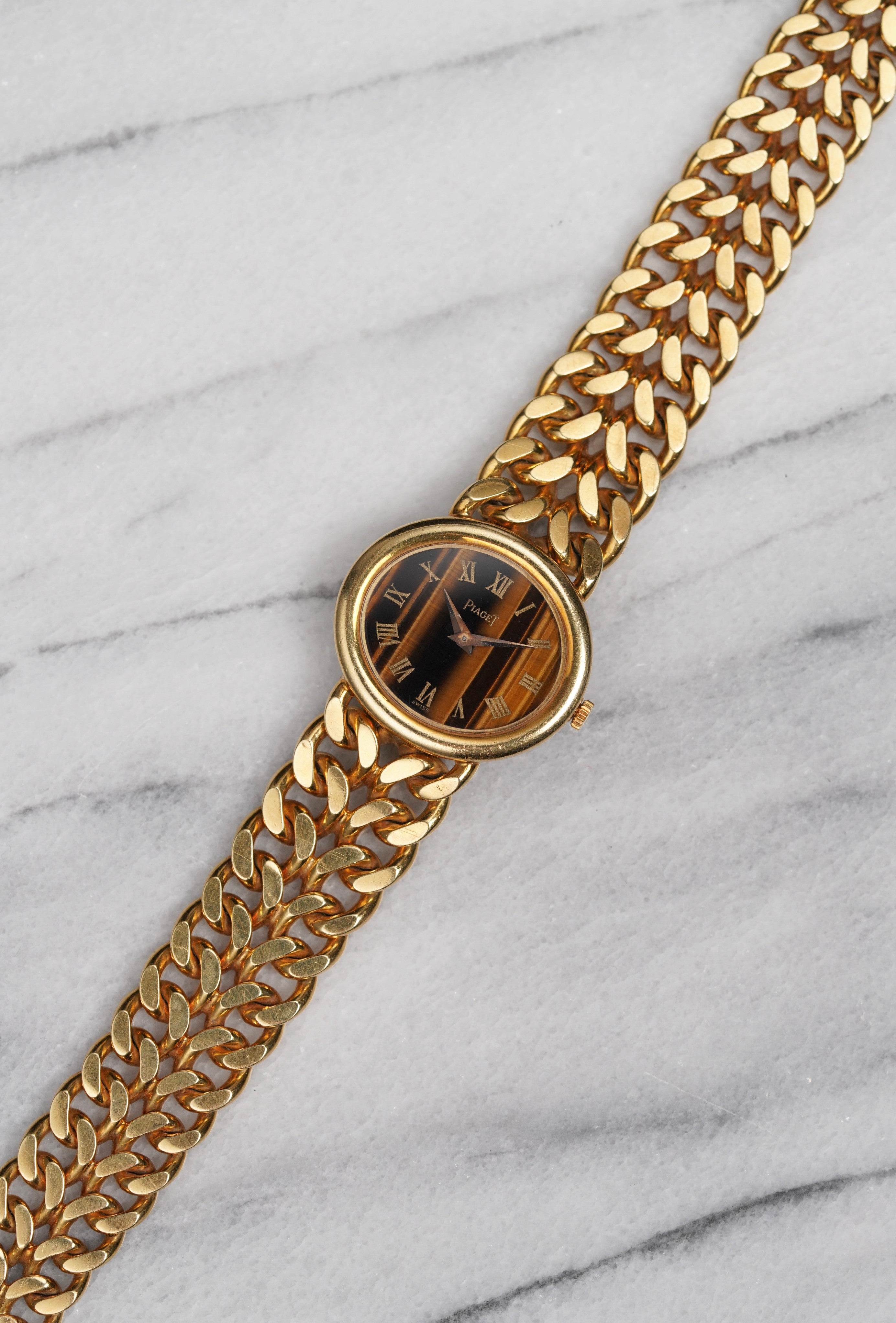 Piaget Tiger Eye - Curb Link