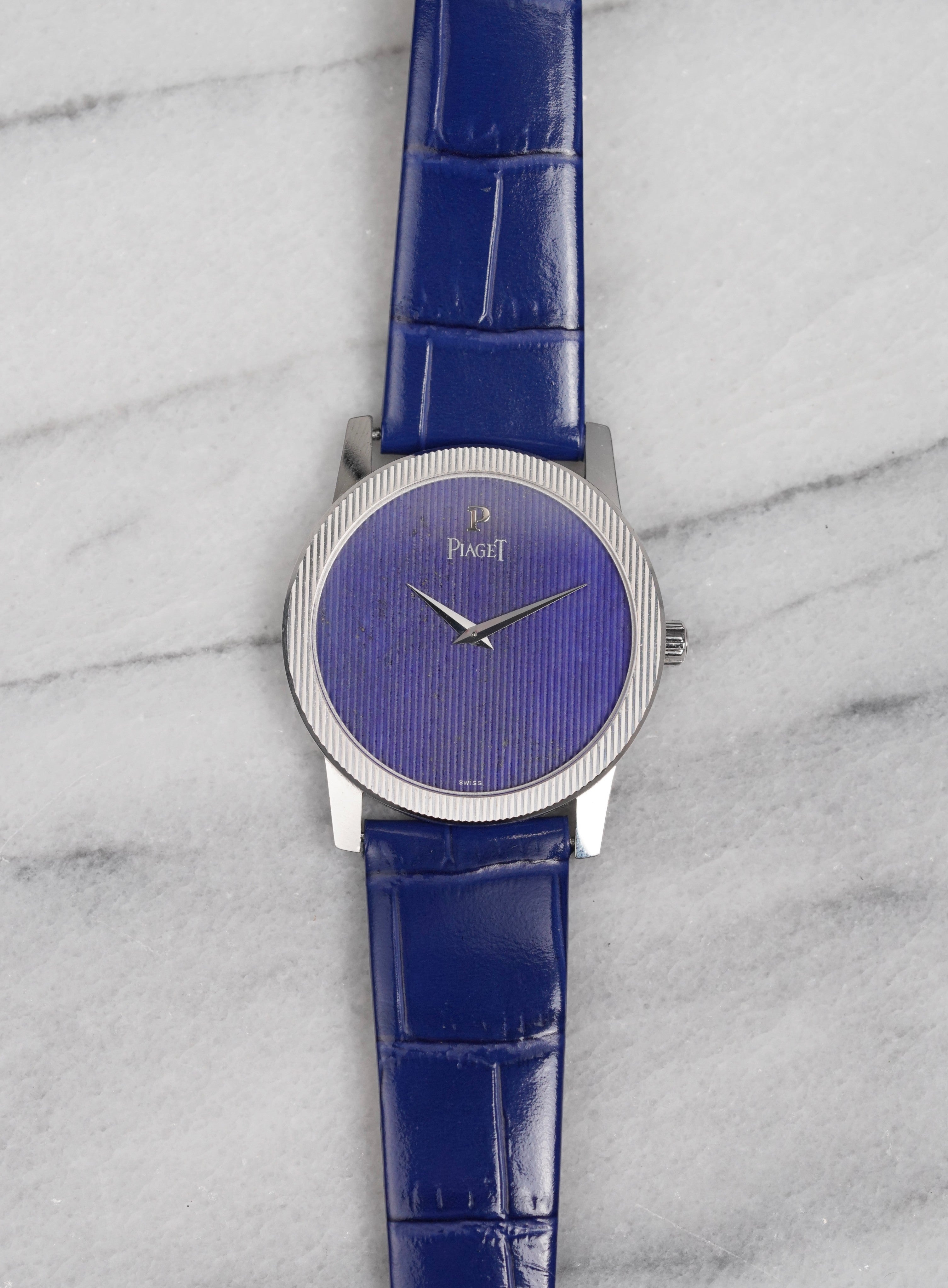 Piaget 91894 – 18K White Gold Blue Lapis Dial