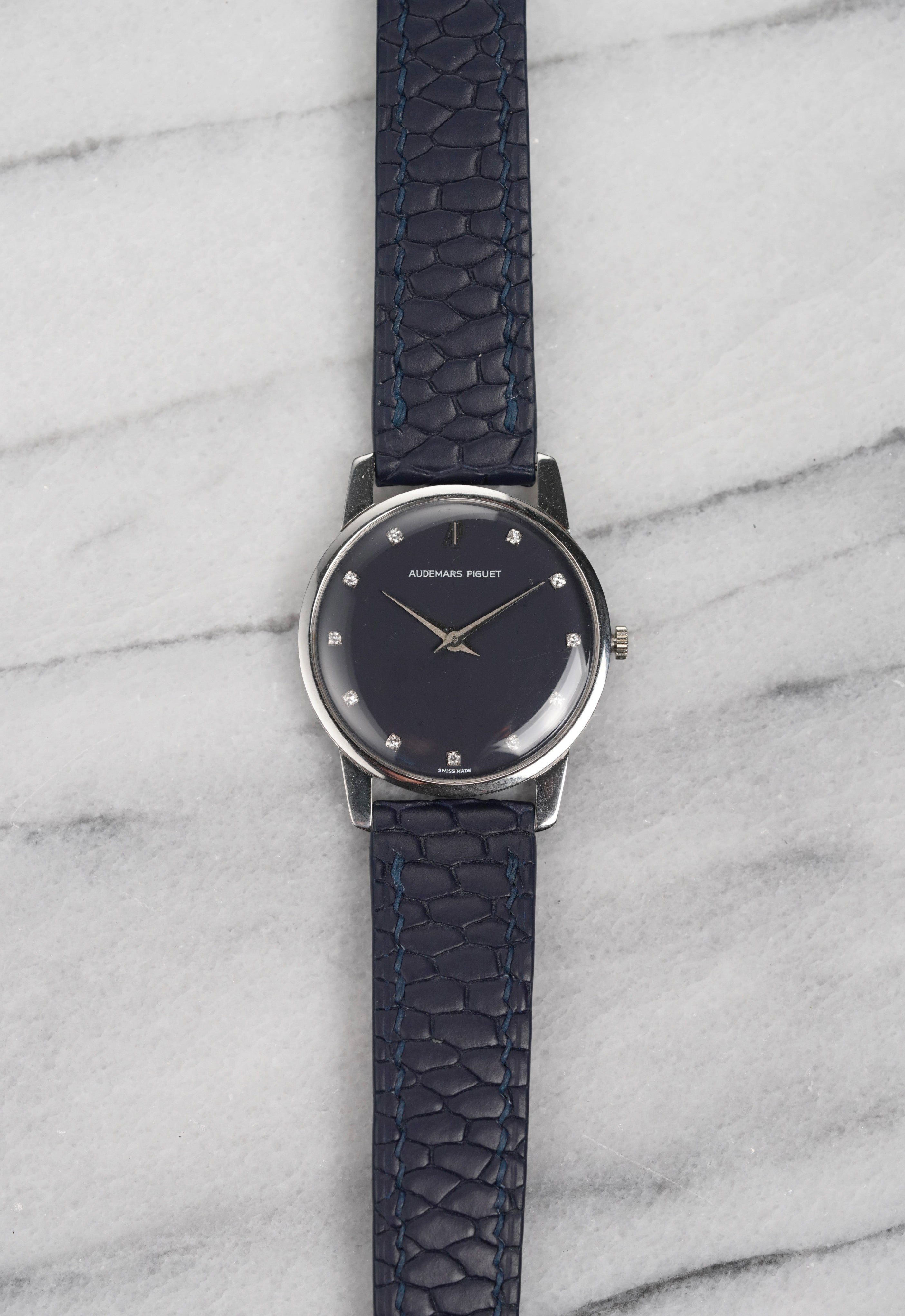 Audemars Piguet – Blue Diamond Dial.