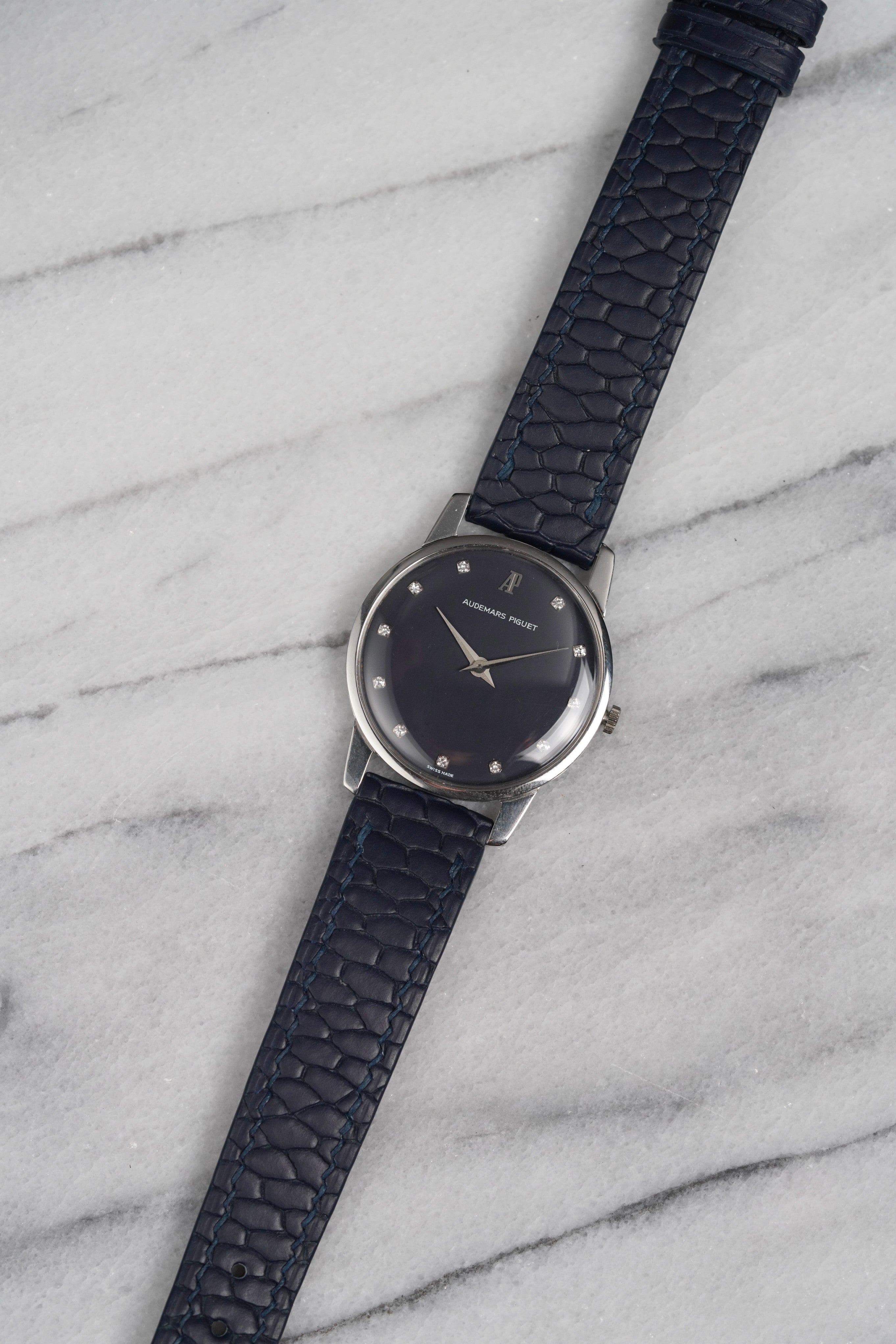 Audemars Piguet – Blue Diamond Dial.