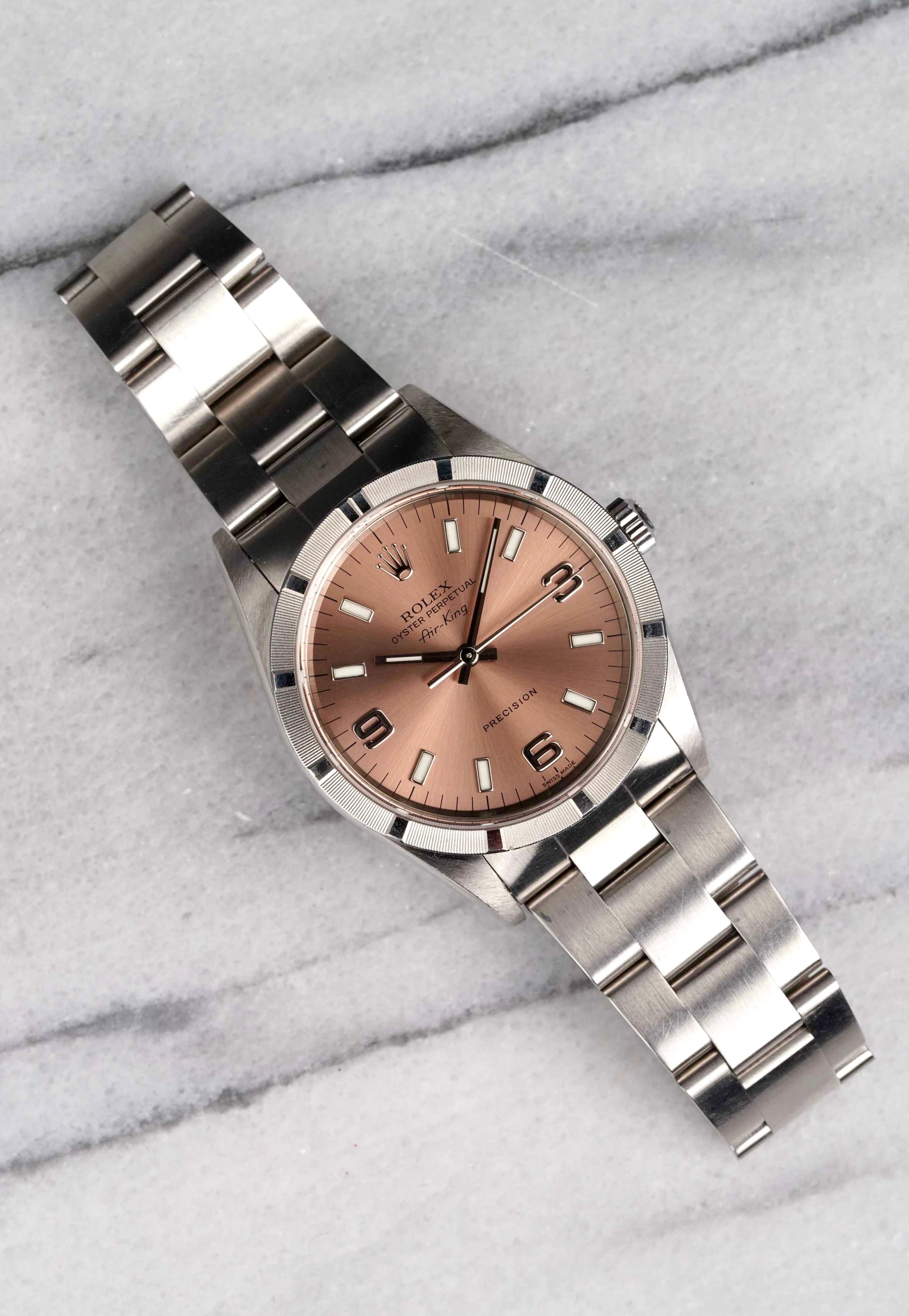 Rolex Air King 14010 - Salmon.