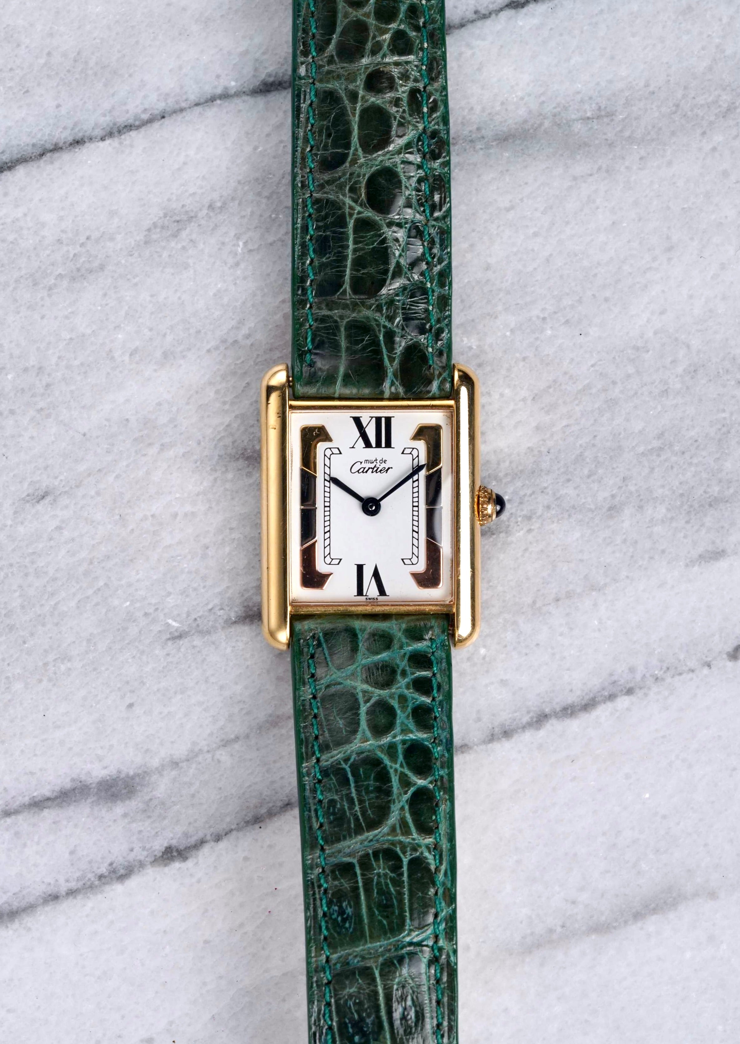 Cartier Tank - Trinity Dial.