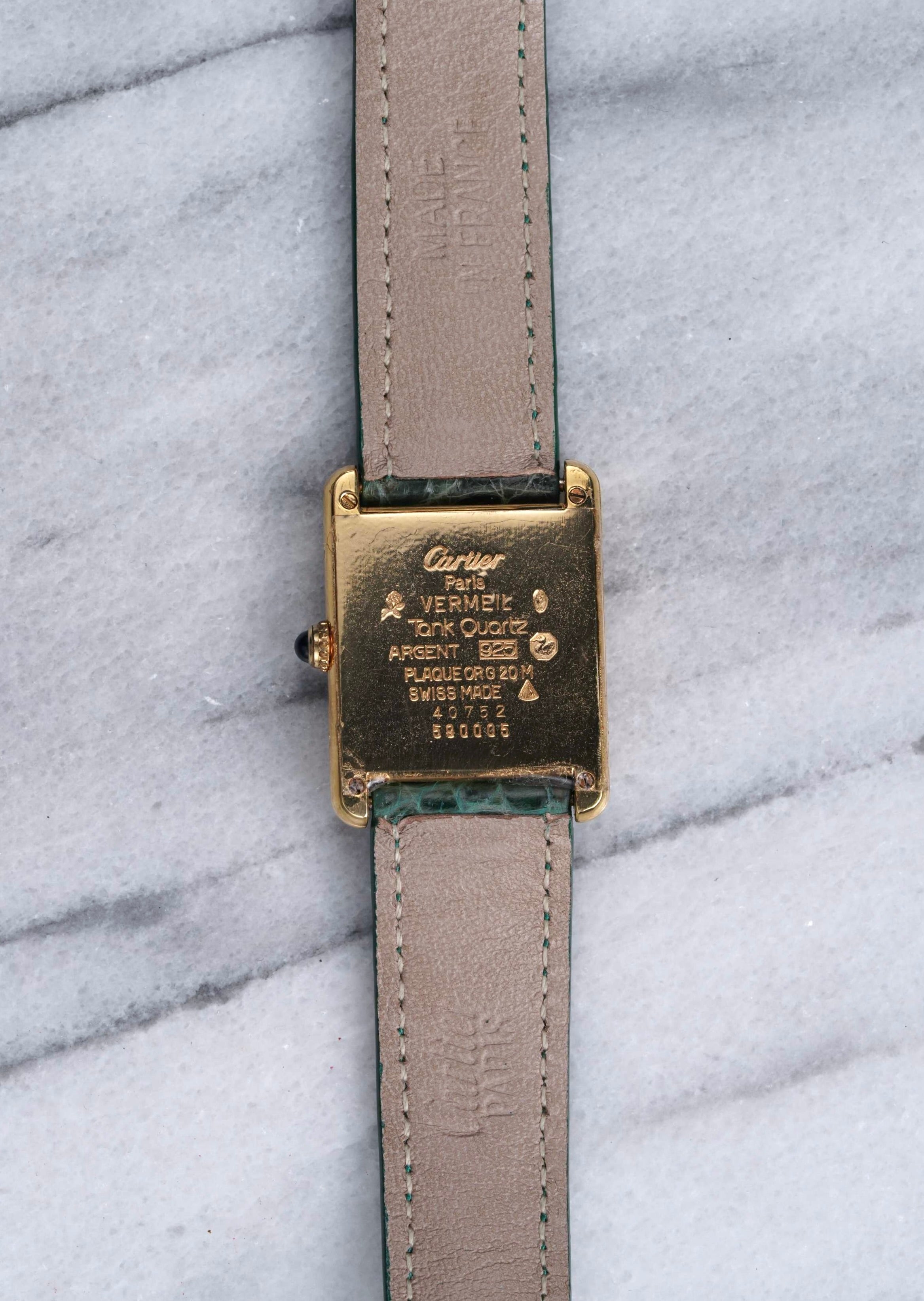 Cartier Tank - Trinity Dial.