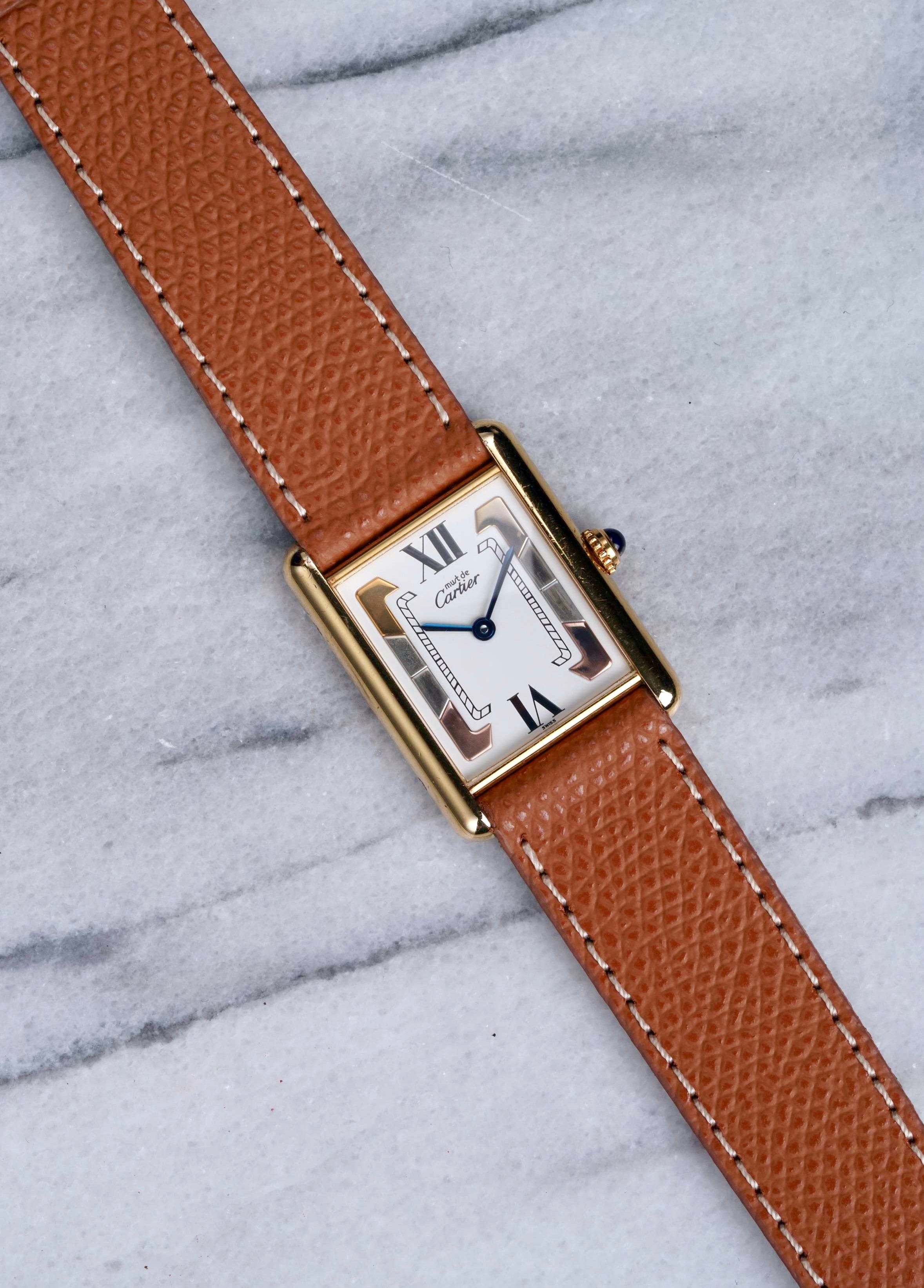 Cartier Tank - Trinity Dial.