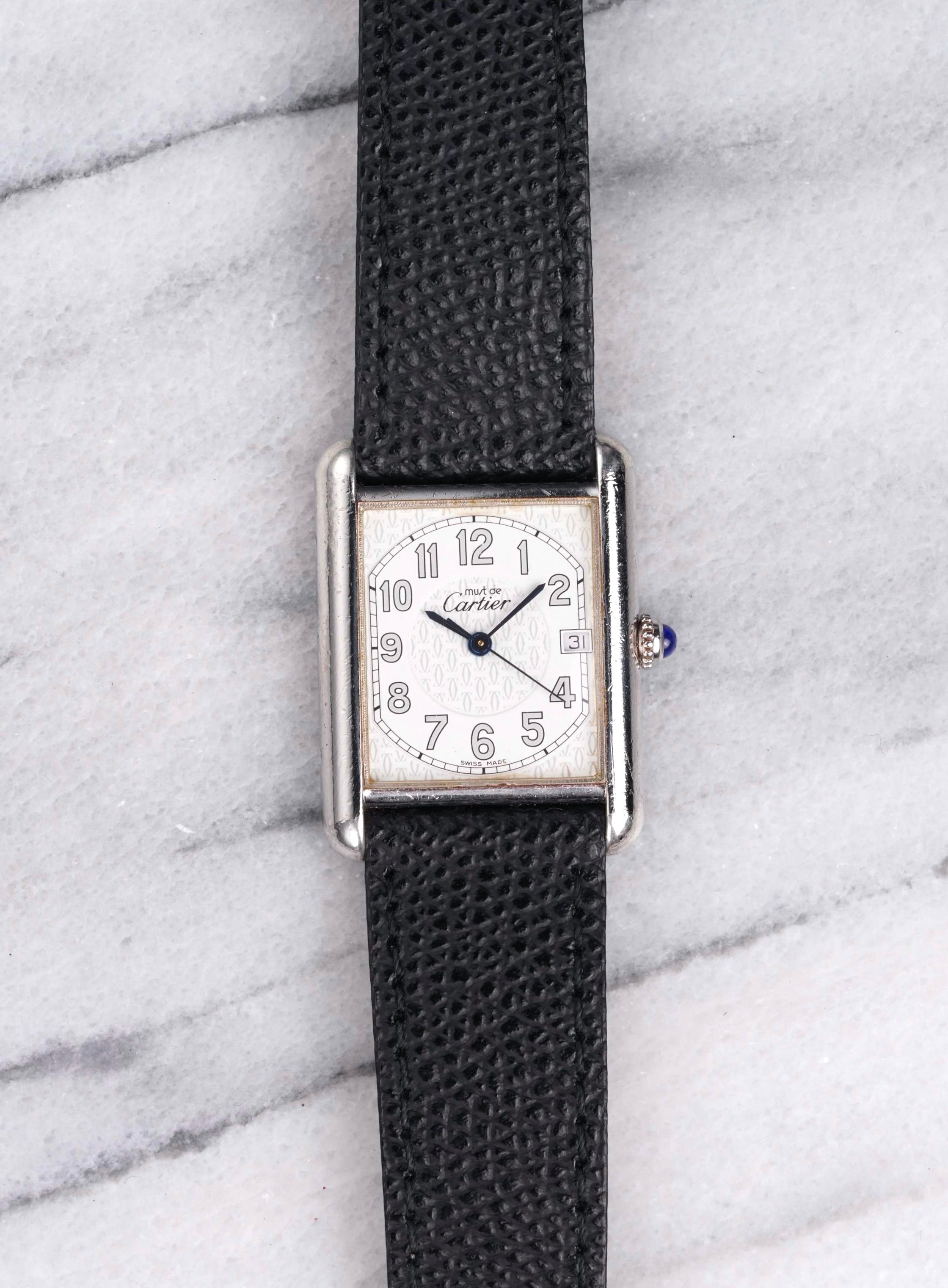 Cartier Tank 2414 - White Dial.