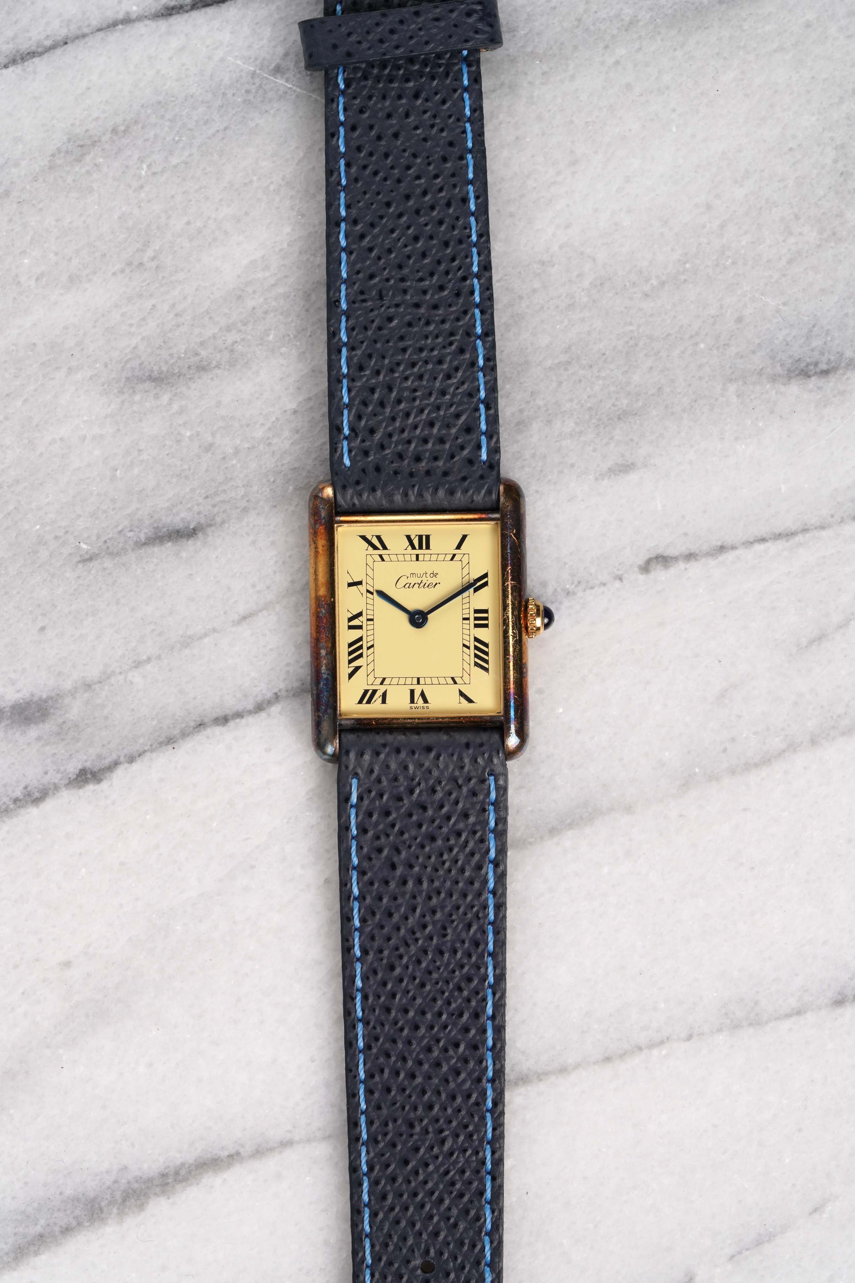 Cartier Tank - Lemon Dial