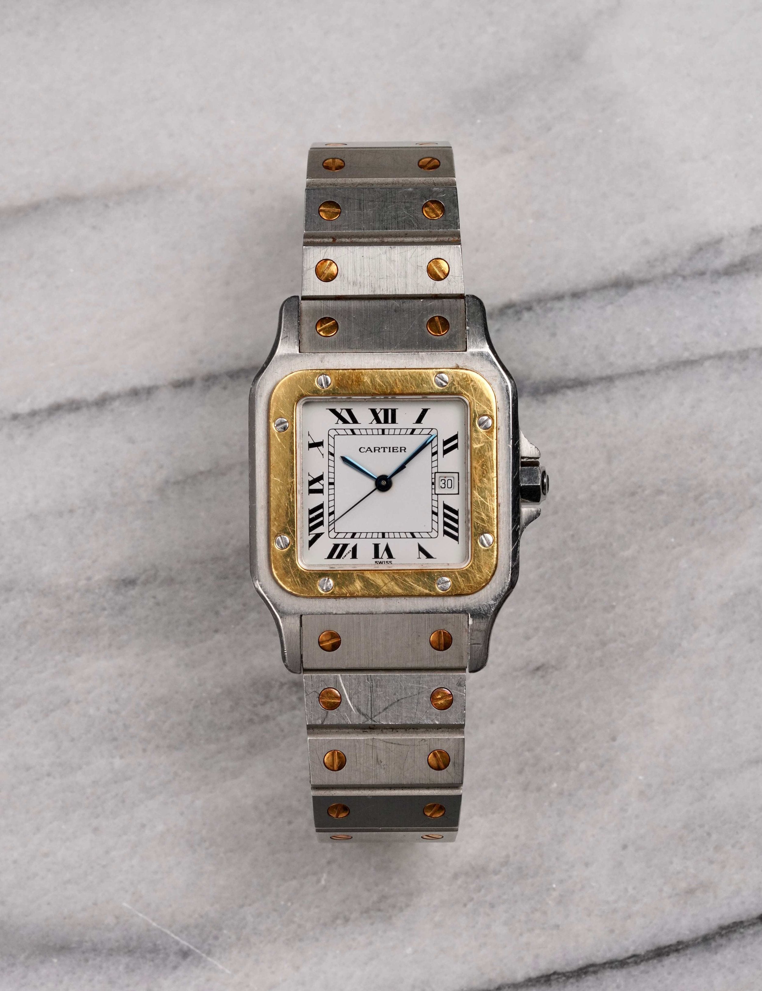 Cartier Santos 2961 - Unpolished & Serviced.