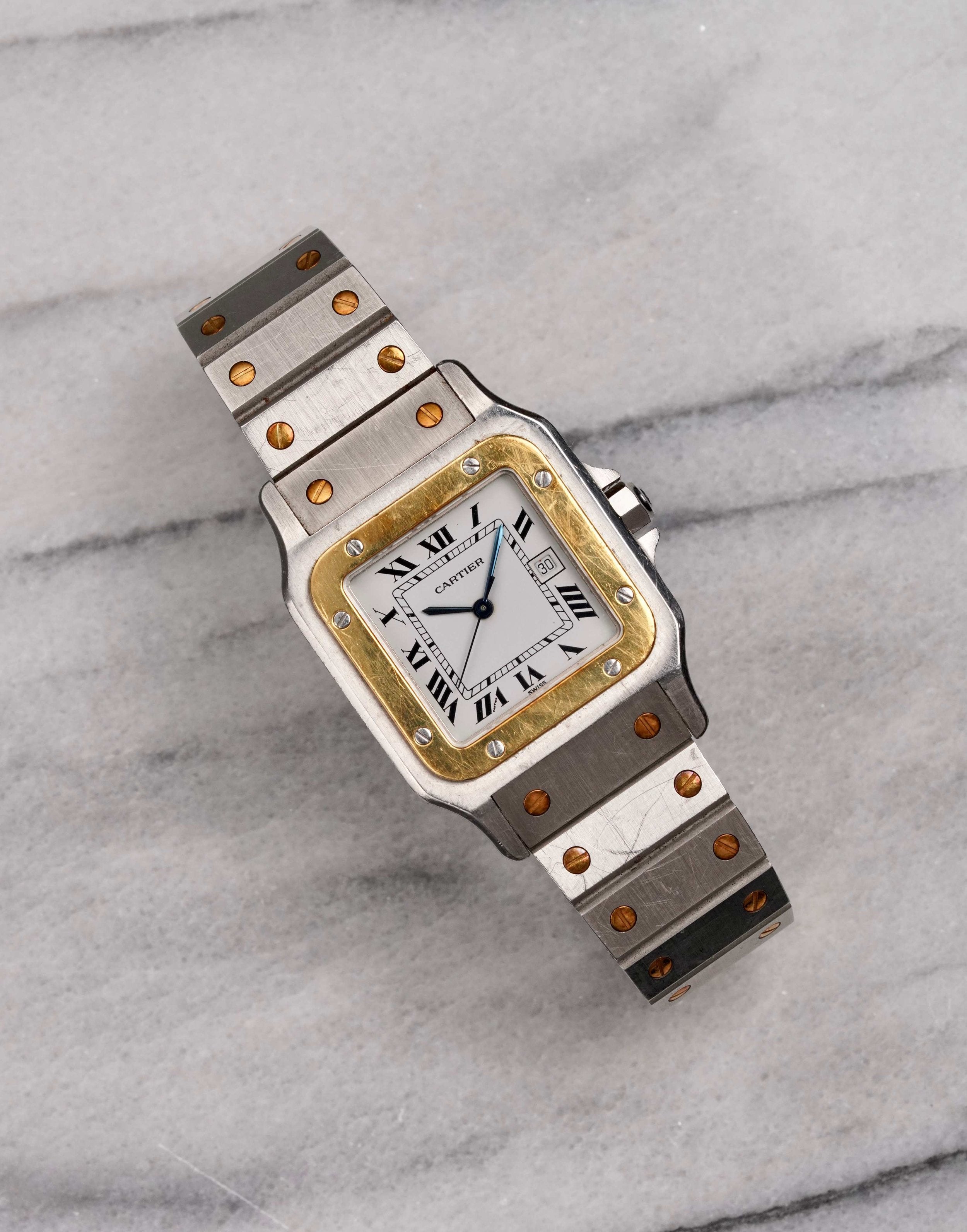 Cartier Santos 2961 - Unpolished & Serviced.